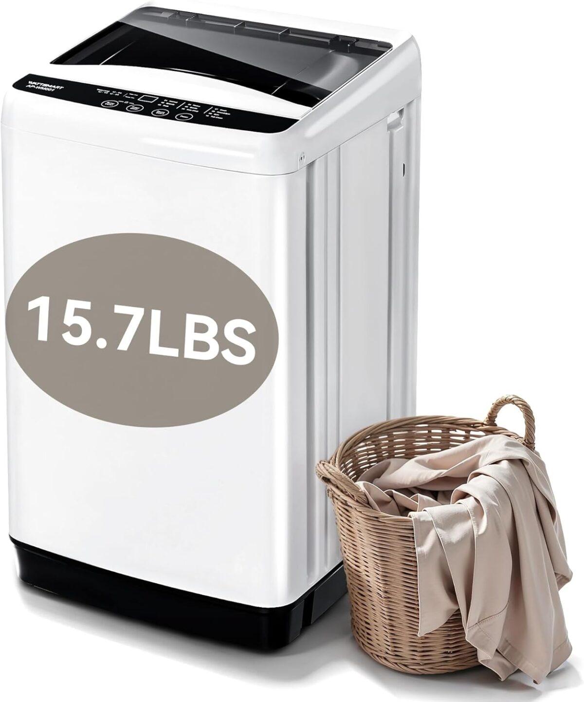 1 Cu. Ft. Portable Washing Machine, Full-Automatic 28.5L Compact Washer with Drain Pump, 10 Wash Cycles & 6 Water Levels, Ideal for Apartments, Dorms, and RV Use - Image 2