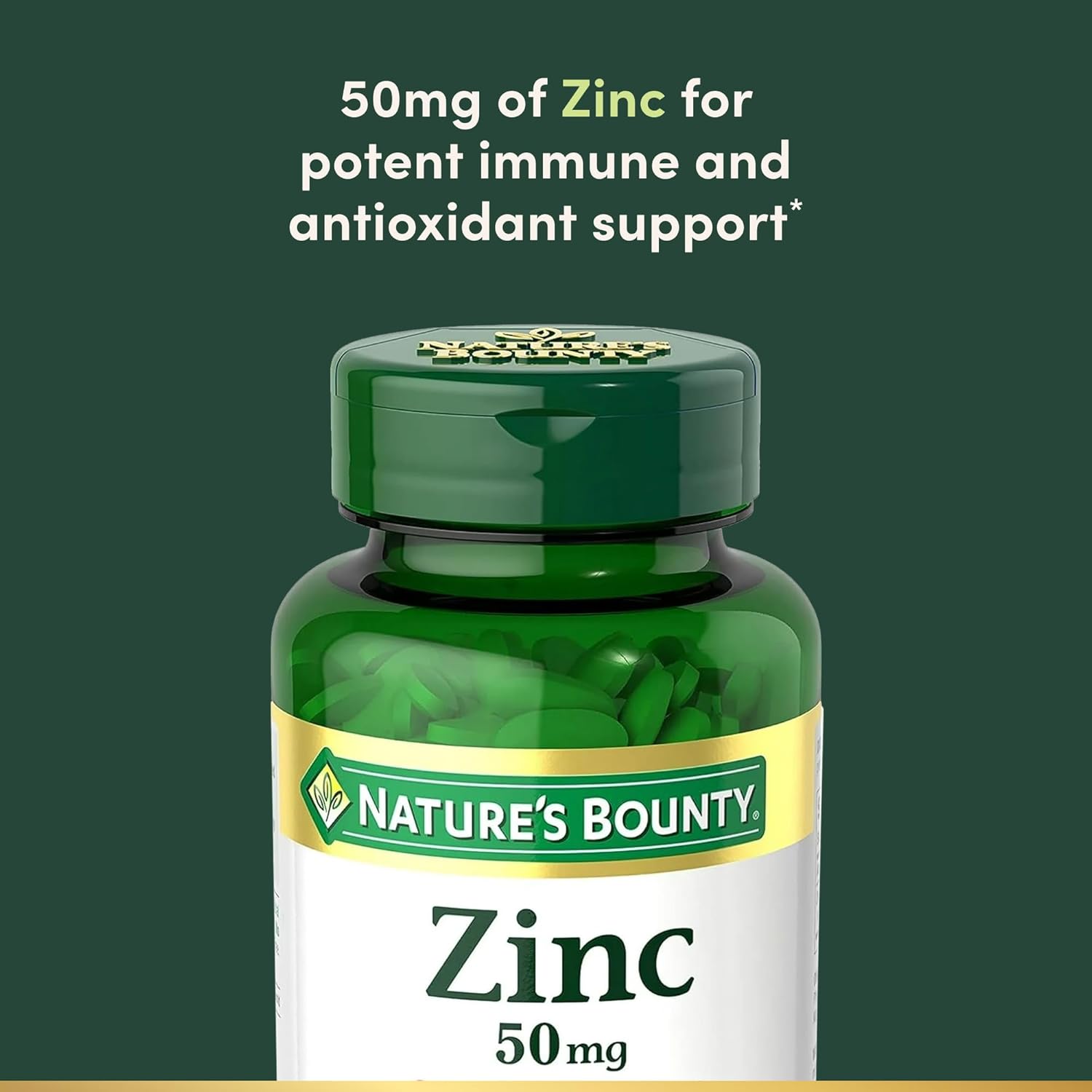 1759515230_Natures-Bounty-Zinc-50mg-Immune-Support-Antioxidant-Supplement-Promotes-Skin-Health-1-Caplet-Per-Day-Gluten-Free-250-Vegetarian-Caplets.jpg Nature’s Bounty Zinc 50mg, Immune Support & Antioxidant Supplement, Promotes Skin Health, 1 Caplet Per Day, Gluten Free, 250 Vegetarian Caplets - Image 4