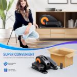 Under Desk Elliptical Machine, Ellipse Leg Exerciser as Seen on Tv for Seniors Fully Assembled, Quiet & Portable Electric Seated Pedal Exerciser with Remote Control & 12 Adjustable Speeds - Image 8