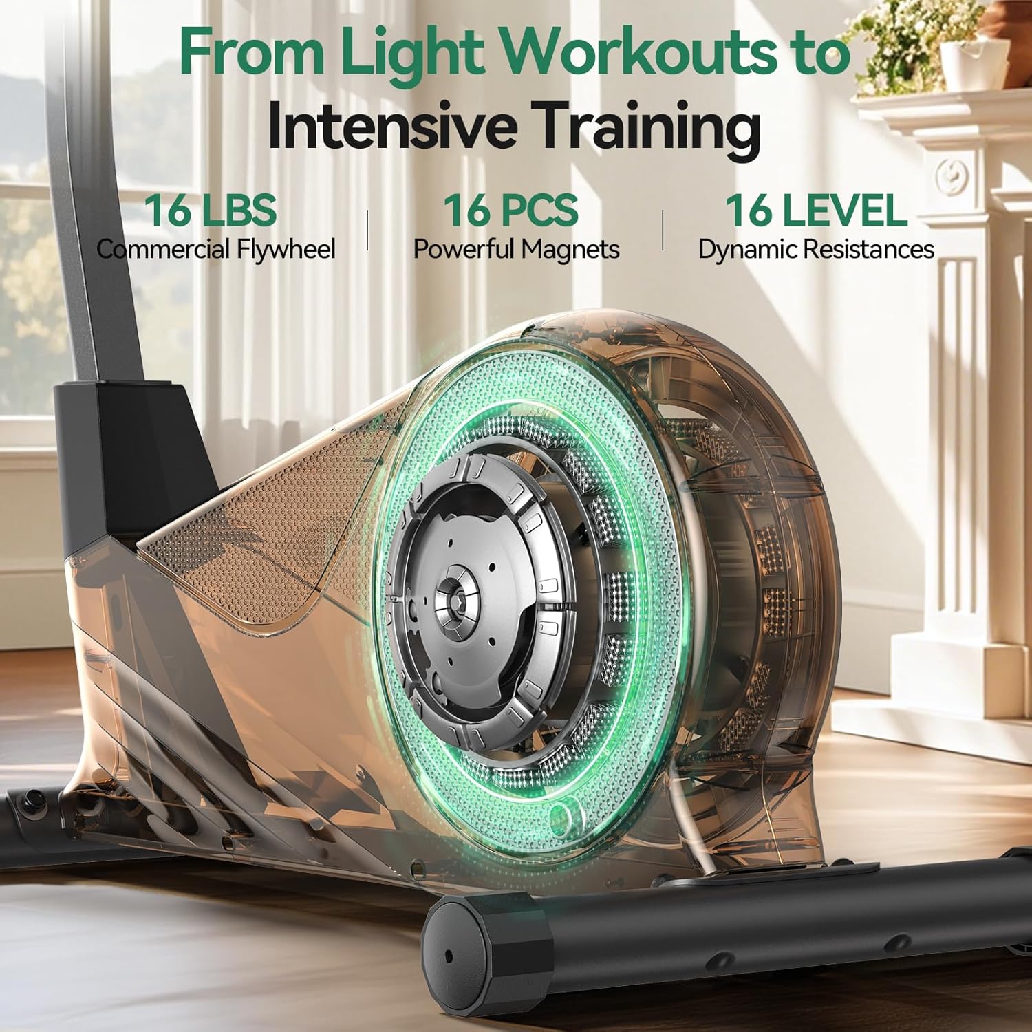1759515255_Niceday-Elliptical-Exercise-Machine-Elliptical-Machine-for-Home-Magnetic-Elliptical-Trainer-with-15.5IN-19IN-Stride-16-Resistance-Levels-400LBS-Loading-Capacity-Support-Kinomap-APP.jpg Niceday Elliptical Exercise Machine, Elliptical Machine for Home, Magnetic Elliptical Trainer with 15.5IN-19IN Stride, 16 Resistance Levels, 400LBS Loading Capacity, Support Kinomap APP - Image 4