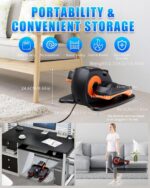Under Desk Elliptical Machine, Electric Ellipse Leg Exerciser as Seen on Tv for Seniors with 12 Adjustable, Portable Quiet Elliptical Machine, Seated Pedal Exerciser with Remote Control - Image 8