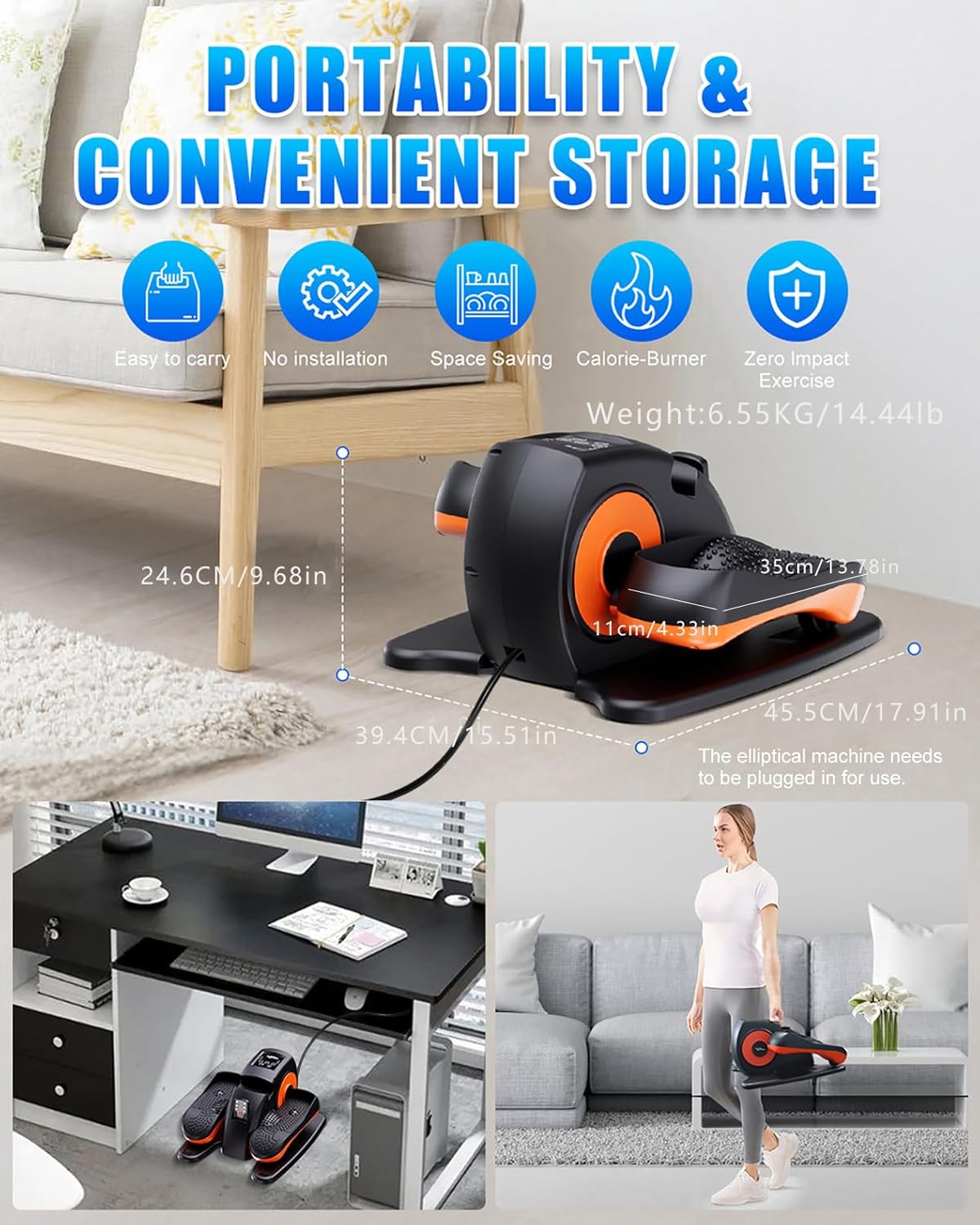 1759515323_Under-Desk-Elliptical-Machine-Electric-Ellipse-Leg-Exerciser-as-Seen-on-Tv-for-Seniors-with-12-Adjustable-Portable-Quiet-Elliptical-Machine-Seated-Pedal-Exerciser-with-Remote-Control.jpg Under Desk Elliptical Machine, Electric Ellipse Leg Exerciser as Seen on Tv for Seniors with 12 Adjustable, Portable Quiet Elliptical Machine, Seated Pedal Exerciser with Remote Control - Image 8