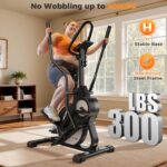 YOSUDA Elliptical Exercise Machine, 3-in-1 (Elliptical + Cardio Climber + Stair Stepper) Elliptical Machine for Home with 45°Incline, 15.5 in Stride, 16-Levals Resistance, Quiet Magnetic System - Image 5