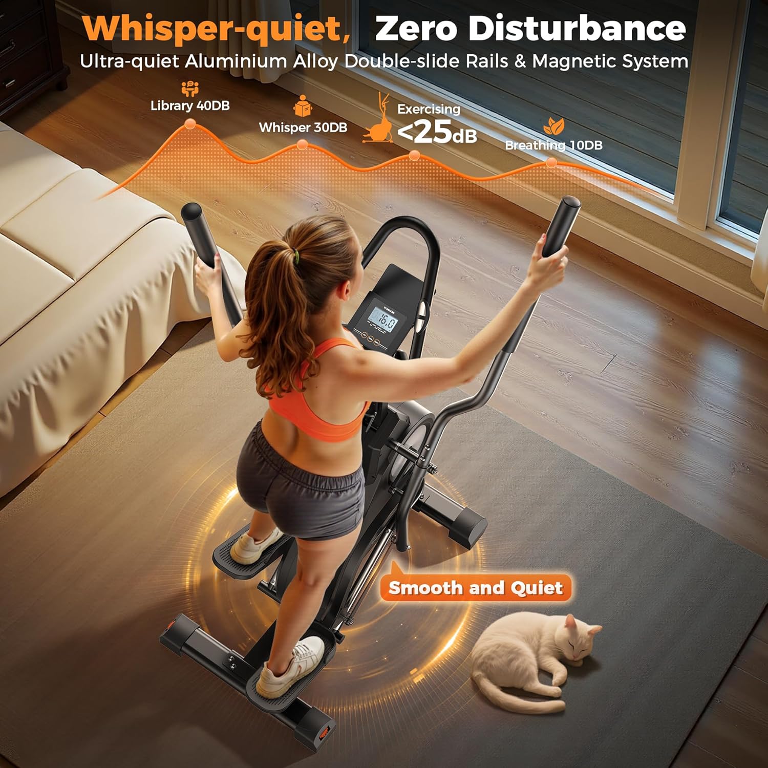 1759515338_YOSUDA-Elliptical-Exercise-Machine-3-in-1-Elliptical-Cardio-Climber-Stair-Stepper-Elliptical-Machine-for-Home-with-45°Incline-15.5-in-Stride-16-Levals-Resistance-Quiet-Magnetic-System.jpg YOSUDA Elliptical Exercise Machine, 3-in-1 (Elliptical + Cardio Climber + Stair Stepper) Elliptical Machine for Home with 45°Incline, 15.5 in Stride, 16-Levals Resistance, Quiet Magnetic System - Image 7
