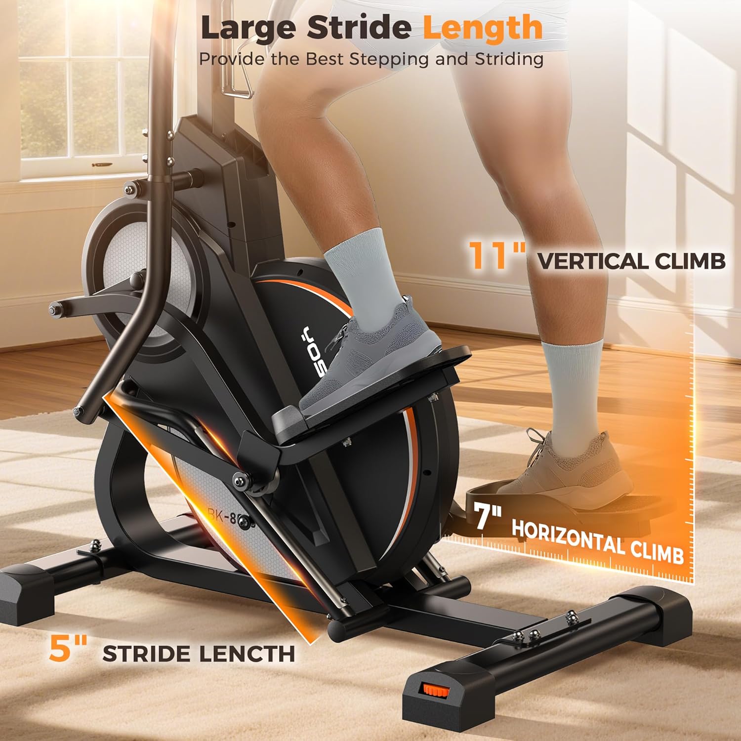 1759515343_YOSUDA-Elliptical-Exercise-Machine-3-in-1-Elliptical-Cardio-Climber-Stair-Stepper-Elliptical-Machine-for-Home-with-45°Incline-15.5-in-Stride-16-Levals-Resistance-Quiet-Magnetic-System.jpg YOSUDA Elliptical Exercise Machine, 3-in-1 (Elliptical + Cardio Climber + Stair Stepper) Elliptical Machine for Home with 45°Incline, 15.5 in Stride, 16-Levals Resistance, Quiet Magnetic System - Image 10