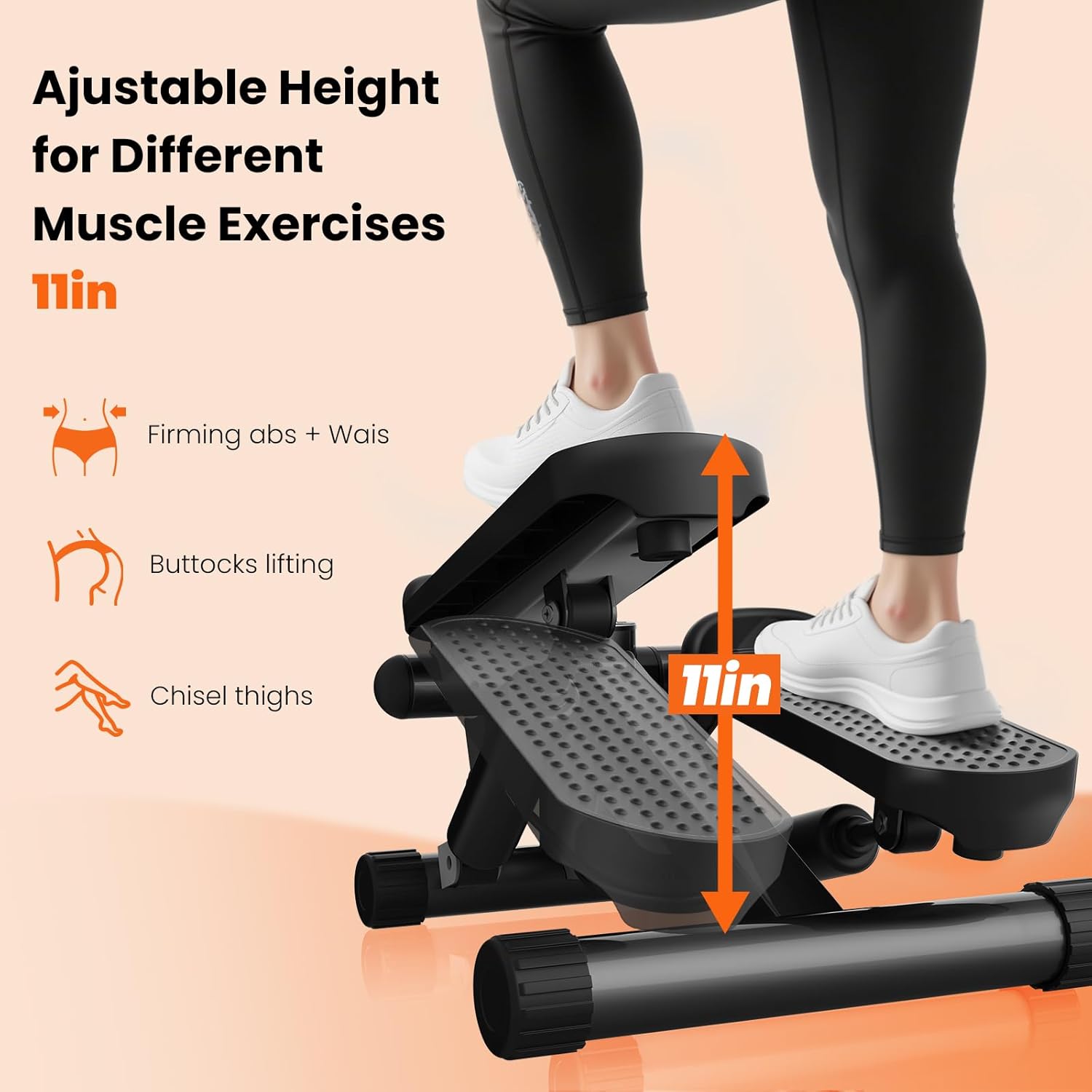 1759515441_Sweetcrispy-Mini-Stair-Steppers-with-Resistance-Bands-for-Exercise-at-Home-Portable-Exercise-Twist-Stepper-Machine-for-Full-Body-Workout-265LBS-Capacity.jpg Sweetcrispy Mini Stair Steppers with Resistance Bands for Exercise at Home, Portable Exercise Twist Stepper Machine for Full Body Workout, 265LBS Capacity - Image 3