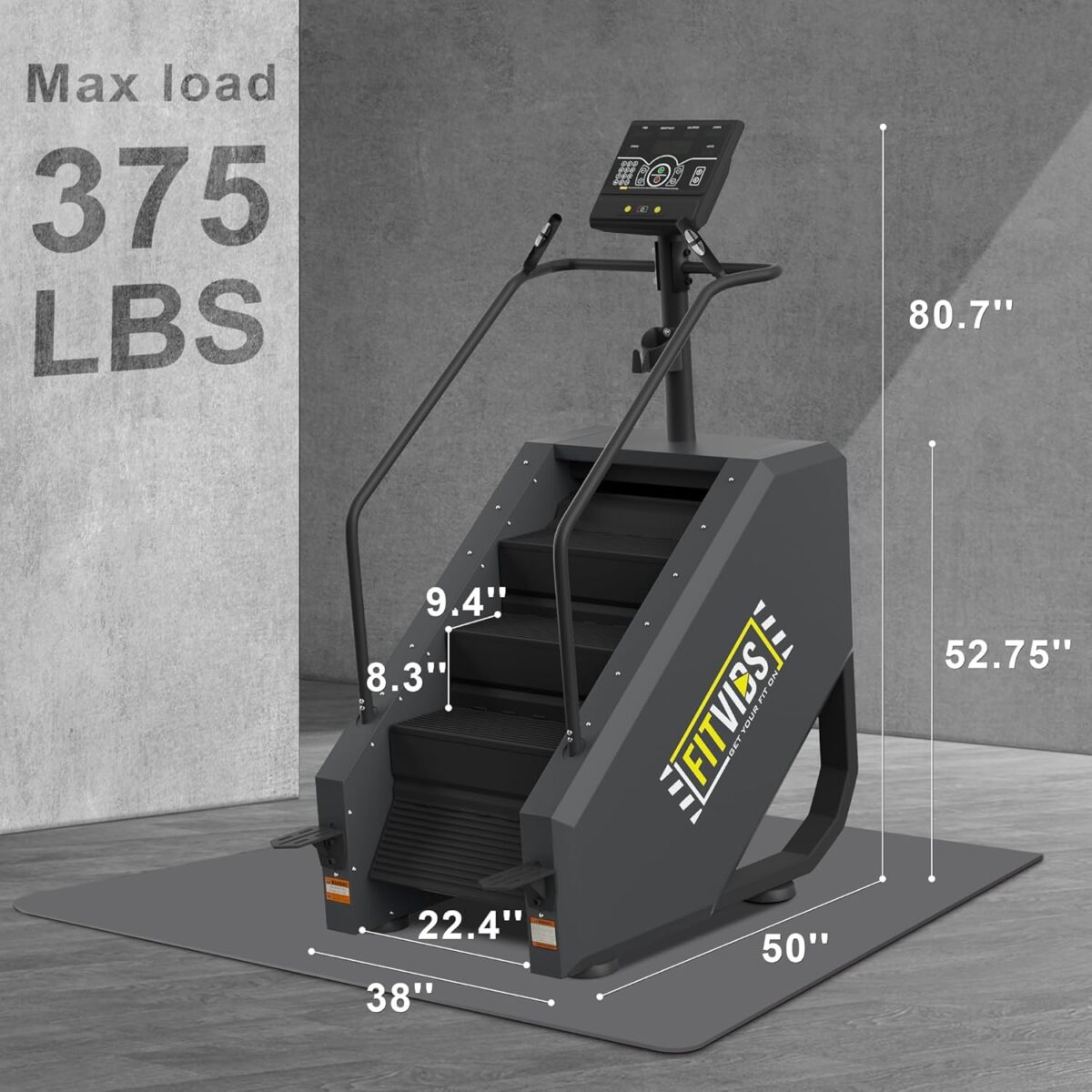 Stair Stepper Machine, Continuous Climbing Stair Machine, Commercial Grade Stair Stepping Machine for Cardio and Lower Body Workouts - Image 3