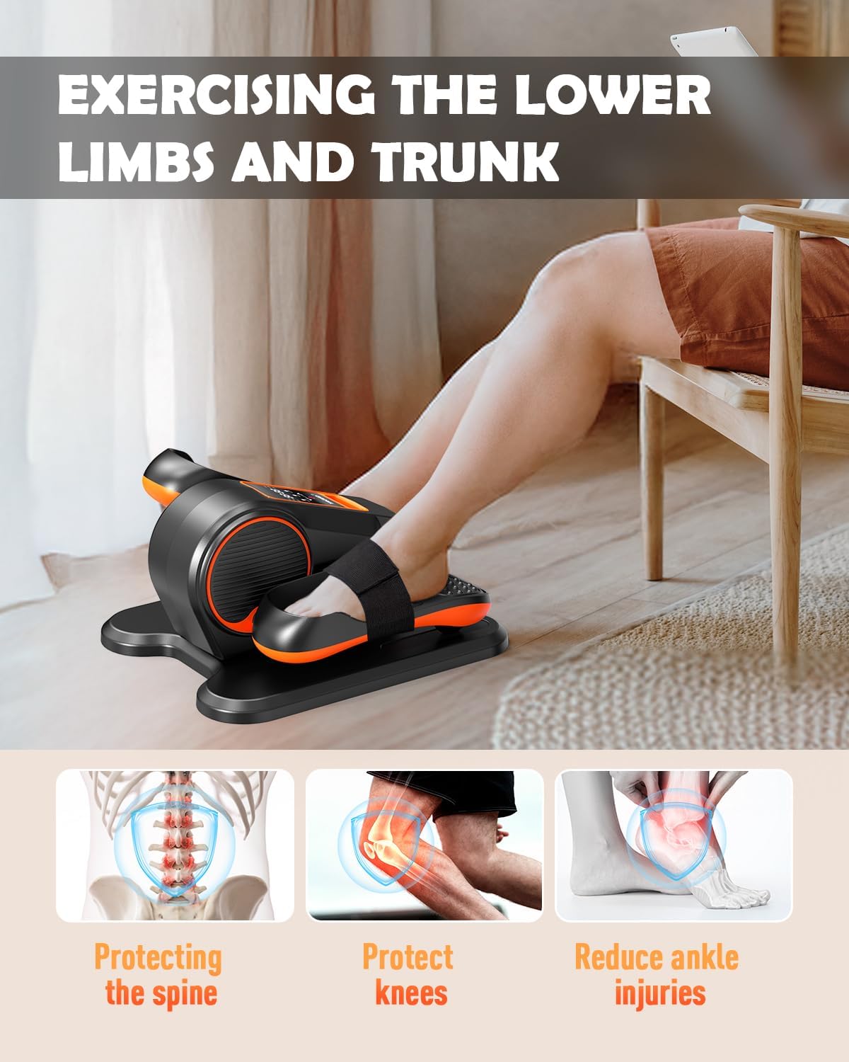 1759515652_Under-Desk-Elliptical-Machine-Ellipse-Leg-Exerciser-for-Seniors-with-12-Adjustable-Speed-Quiet-Portable-Electric-Machine-Seated-Pedal-Exerciser-with-Remote-Control-for-Home.jpg Under Desk Elliptical Machine, Ellipse Leg Exerciser for Seniors with 12 Adjustable Speed, Quiet & Portable Electric Machine Seated Pedal Exerciser with Remote Control for Home - Image 3