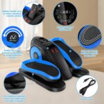 ANCHEER Under Desk Elliptical, Ellipse Leg Exerciser for Seniors Fully Assembled , Electric Seated Pedal Exerciser with Remote Control & 12 Adjustable Speed/Resistance - Image 9