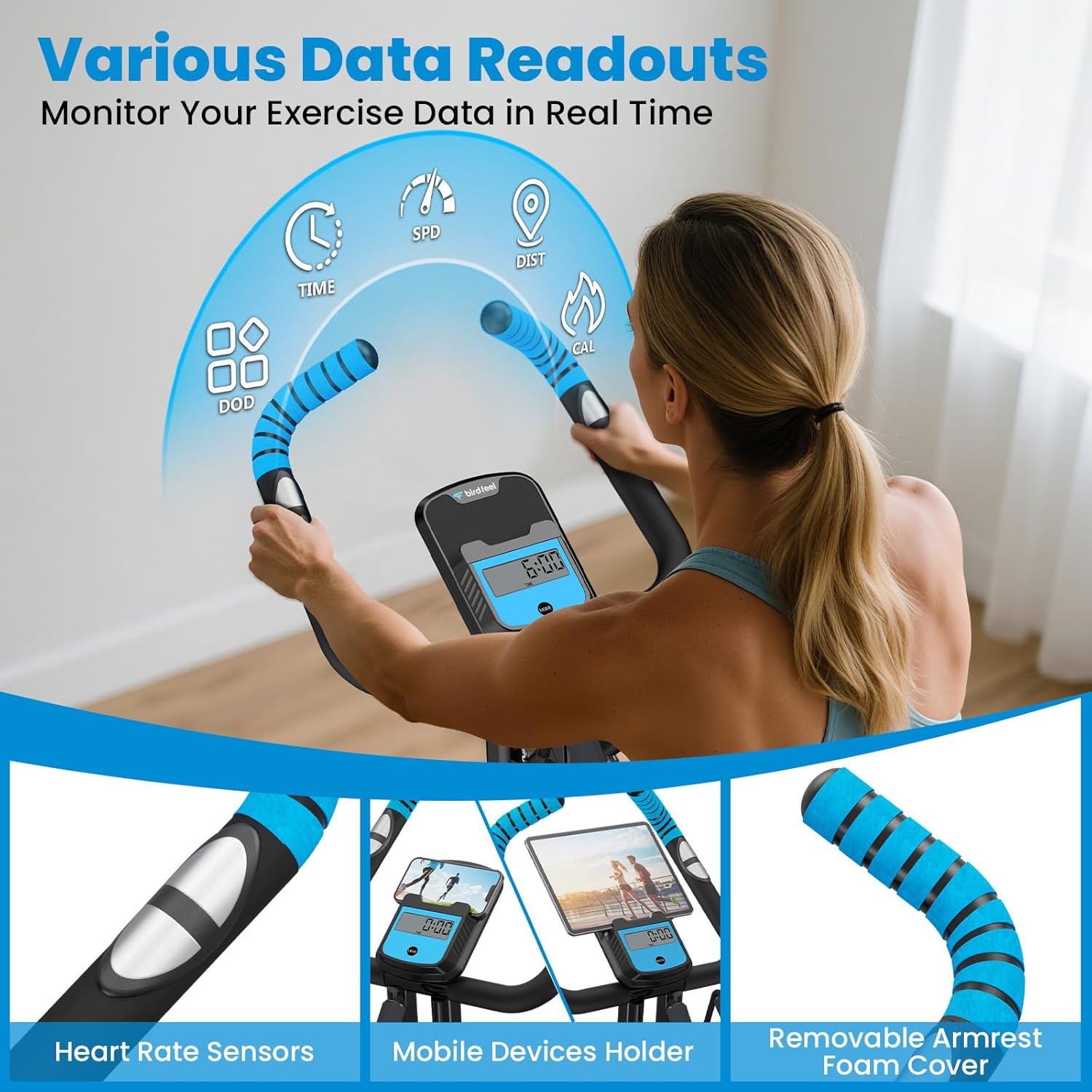1759515836_Foldable-Exercise-Bike-Multifunctional-Indoor-Stationary-Bikes-for-Home-with-8-Level-Magnetic-Resistance-Quiet-Workout-Bike-with-Arm-Resistance-Bands-LCD-Monitor-300LBS-Capacity.jpg Foldable Exercise Bike, Multifunctional Indoor Stationary Bikes for Home with 8-Level Magnetic Resistance, Quiet Workout Bike with Arm Resistance Bands, LCD Monitor, 300LBS Capacity - Image 6