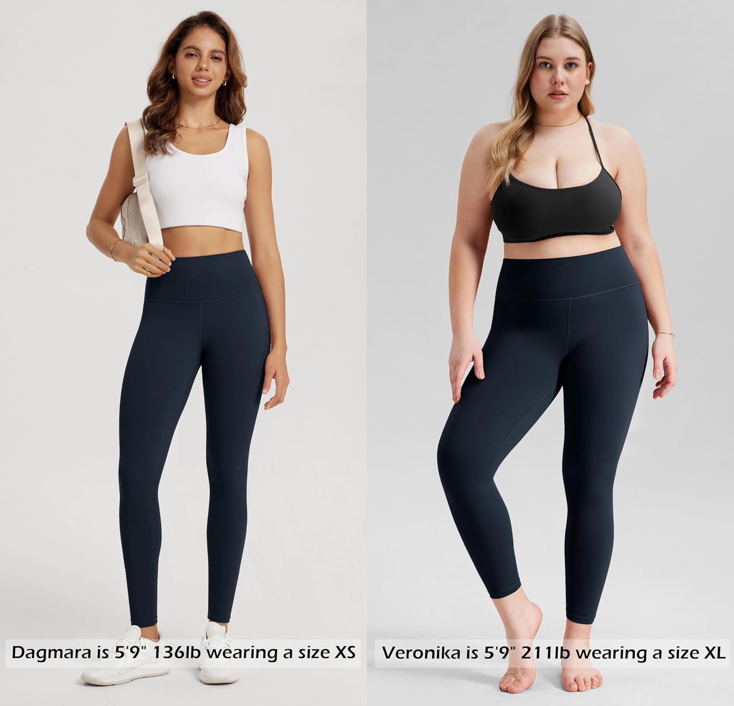 1759515847_ODODOS-Womens-High-Waisted-Workout-Leggings-25-28-Tummy-Control-Buttery-Soft-Athletic-Gym-Workout-Yoga-Pants.jpg ODODOS Women's High Waisted Workout Leggings 25" / 28" Tummy Control Buttery Soft Athletic Gym Workout Yoga Pants - Image 6