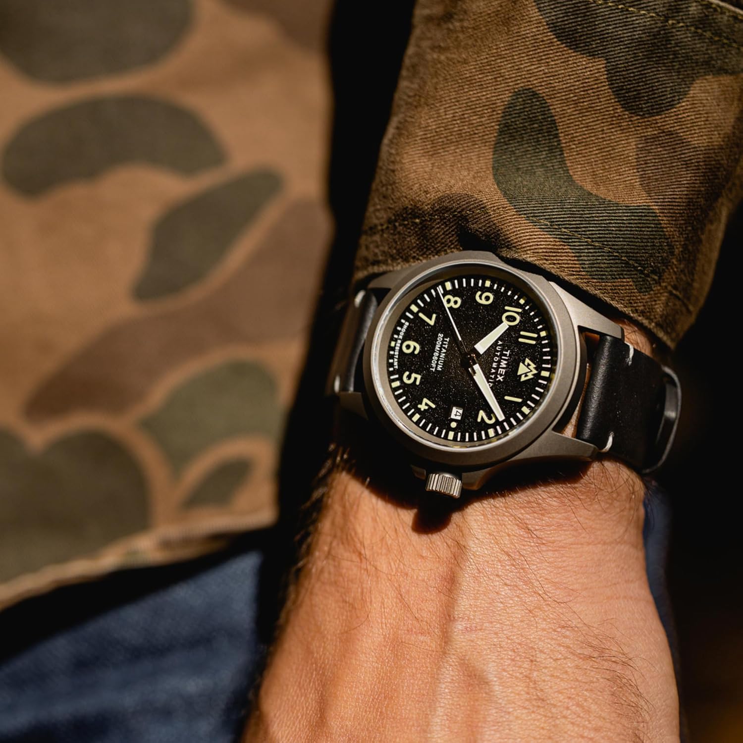 1759515934_Timex-Mens-Expedition-North-Titanium-Automatic-41mm-Watch-Black-Strap-Black-Dial-Titanium-Case.jpg Timex Men's Expedition North Titanium Automatic 41mm Watch - Black Strap Black Dial Titanium Case - Image 8