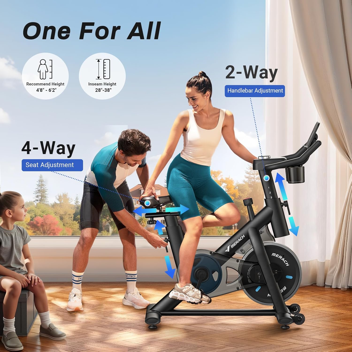1759515941_MERACH-Exercise-Bike-Brake-Pad-Stationary-Bike-with-Exclusive-App-Low-Noise-Indoor-Cycling-Bike-with-300lbs-Weight-Capacity-Tablet-Mount-and-Fitness-Courses-for-Weight-Loss.jpg MERACH Exercise Bike, Brake Pad Stationary Bike with Exclusive App, Low Noise Indoor Cycling Bike with 300lbs Weight Capacity, Tablet Mount and Fitness Courses for Weight Loss - Image 7