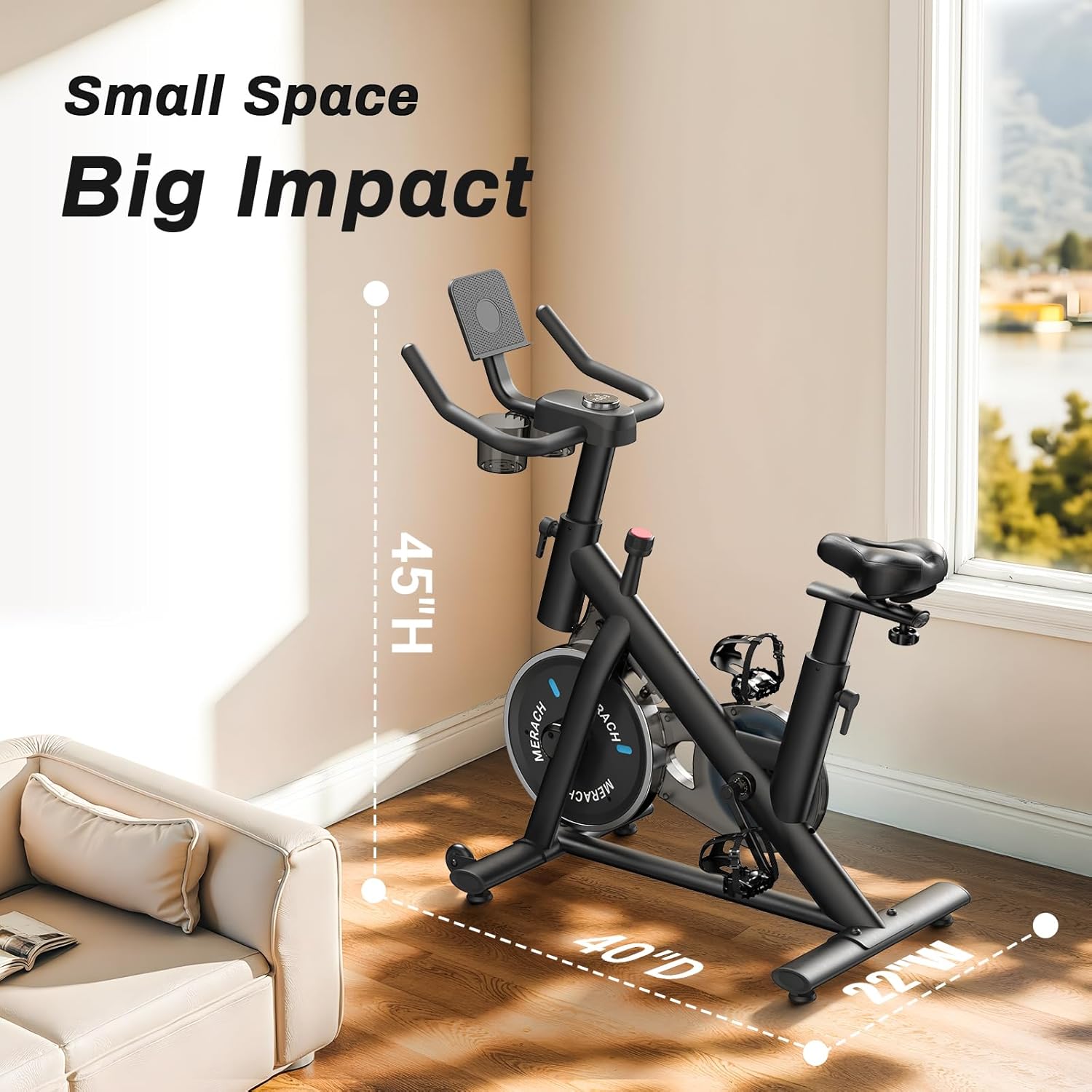 1759515943_MERACH-Exercise-Bike-Brake-Pad-Stationary-Bike-with-Exclusive-App-Low-Noise-Indoor-Cycling-Bike-with-300lbs-Weight-Capacity-Tablet-Mount-and-Fitness-Courses-for-Weight-Loss.jpg MERACH Exercise Bike, Brake Pad Stationary Bike with Exclusive App, Low Noise Indoor Cycling Bike with 300lbs Weight Capacity, Tablet Mount and Fitness Courses for Weight Loss - Image 8