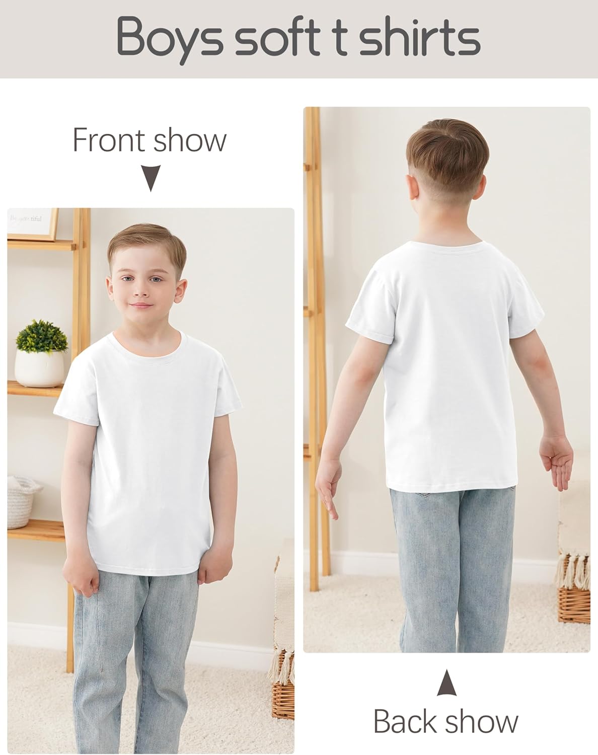 1759516618_5-Pack-Boys-Shirts-Short-Sleeve-Shirts-for-Boys-Cotton-T-Shirts-Kids-Toddler-Tshirts-Tees-Clothes-Summer-Tops.jpg 5 Pack Boys Shirts Short Sleeve Shirts for Boys Cotton T-Shirts Kids Toddler Tshirts Tees Clothes Summer Tops - Image 4
