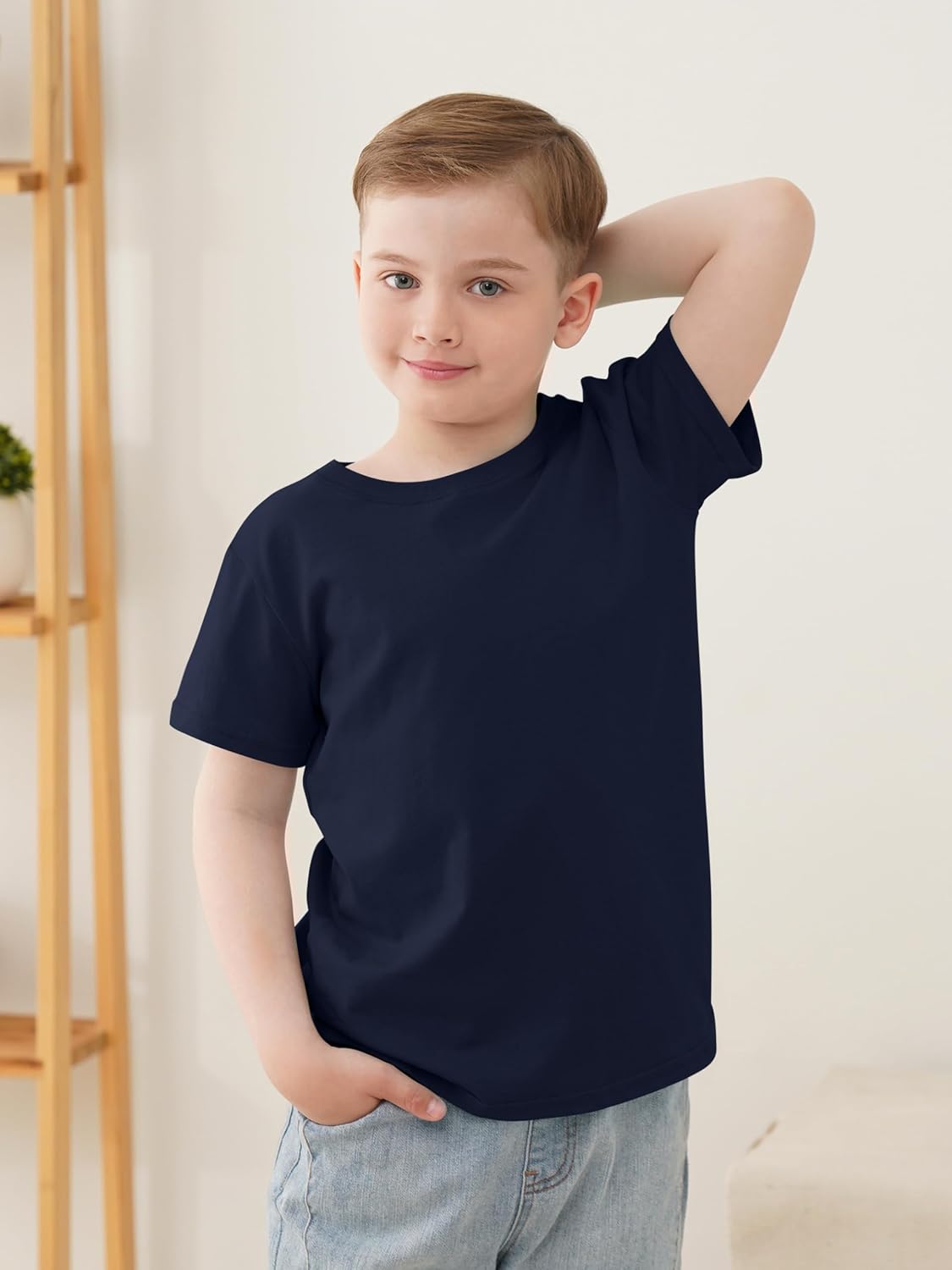 1759516620_5-Pack-Boys-Shirts-Short-Sleeve-Shirts-for-Boys-Cotton-T-Shirts-Kids-Toddler-Tshirts-Tees-Clothes-Summer-Tops.jpg 5 Pack Boys Shirts Short Sleeve Shirts for Boys Cotton T-Shirts Kids Toddler Tshirts Tees Clothes Summer Tops - Image 5