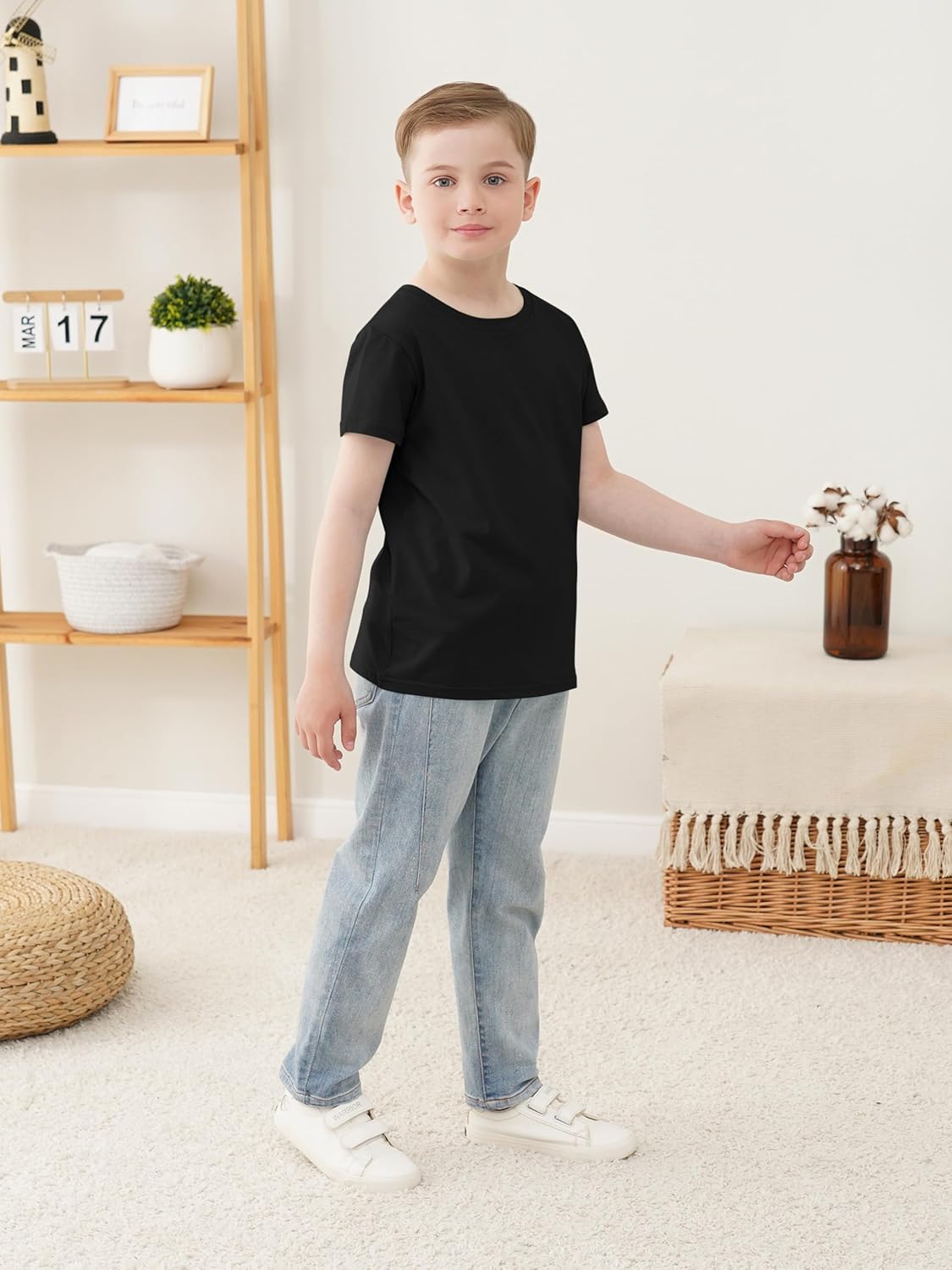 1759516623_5-Pack-Boys-Shirts-Short-Sleeve-Shirts-for-Boys-Cotton-T-Shirts-Kids-Toddler-Tshirts-Tees-Clothes-Summer-Tops.jpg 5 Pack Boys Shirts Short Sleeve Shirts for Boys Cotton T-Shirts Kids Toddler Tshirts Tees Clothes Summer Tops - Image 6