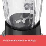 BLACK+DECKER PowerCrush Multi-Function Blender with 6-Cup Glass Jar, 4 Speed Settings, Silver - Image 5