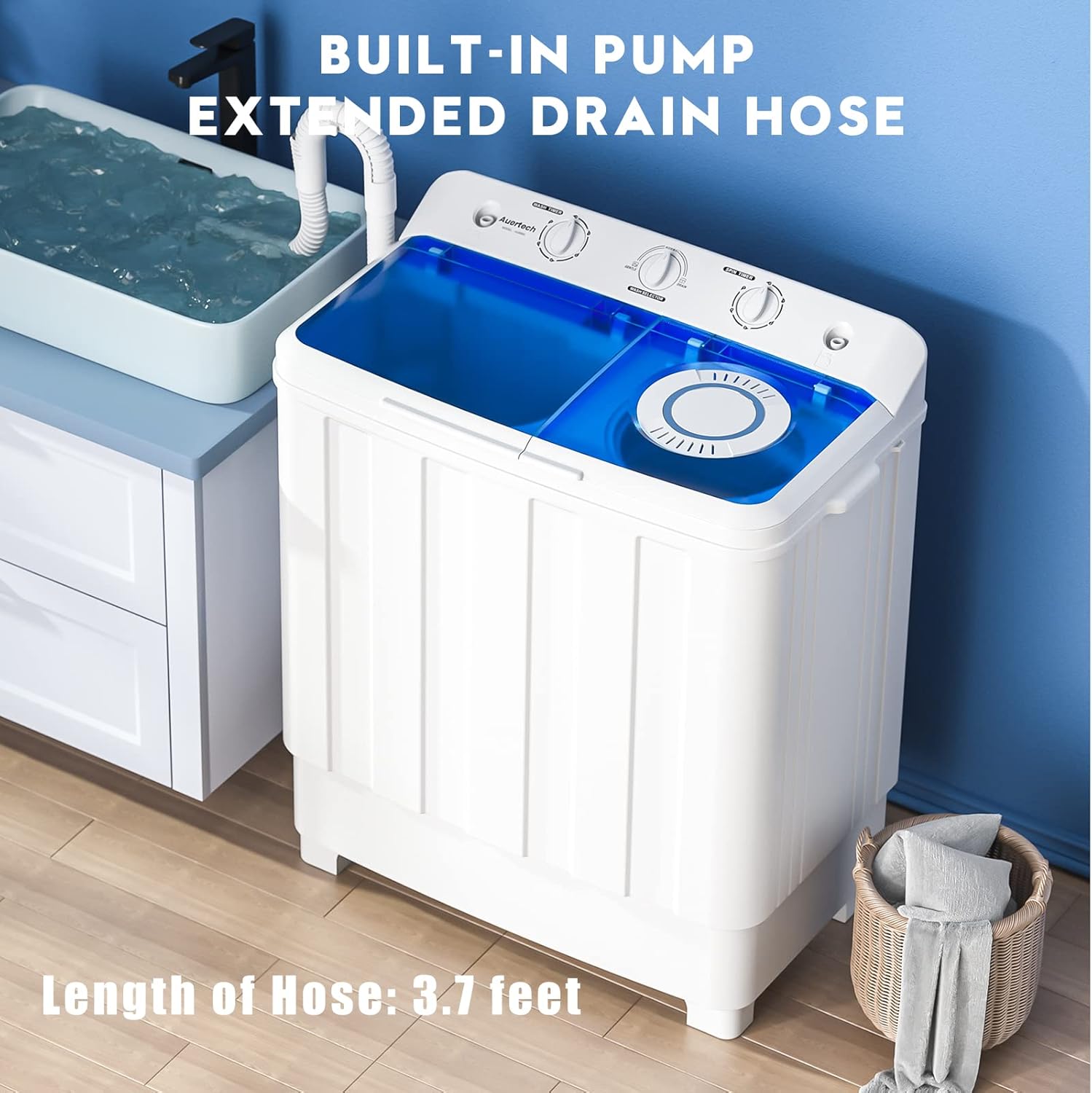 1759516802_Auertech-Portable-Washing-Machine-28lbs-Twin-Tub-Washer-Mini-Compact-Laundry-Machine-with-Drain-Pump-Semi-automatic-18lbs-Washer-10lbs-Spinner-Combo-for-Dorms-Apartments-RVs.jpg Auertech Portable Washing Machine, 28lbs Twin Tub Washer Mini Compact Laundry Machine with Drain Pump, Semi-automatic 18lbs Washer 10lbs Spinner Combo for Dorms, Apartments, RVs - Image 5