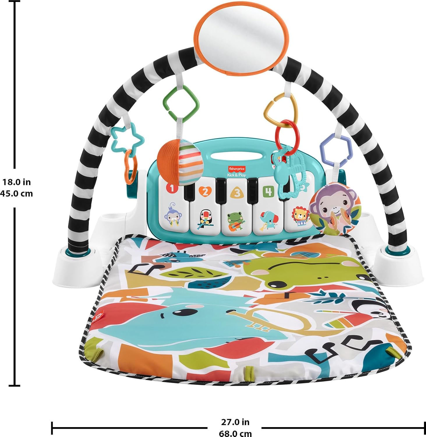 1759516858_Fisher-Price-Baby-Playmat-Glow-and-Grow-Kick-Play-Piano-Gym-Blue-Musical-Learning-Toy-with-Developmental-Activities-for-Newborns-0-Months.jpg Fisher-Price Baby Playmat Glow and Grow Kick & Play Piano Gym, Blue Musical Learning Toy with Developmental Activities for Newborns 0+ Months - Image 7