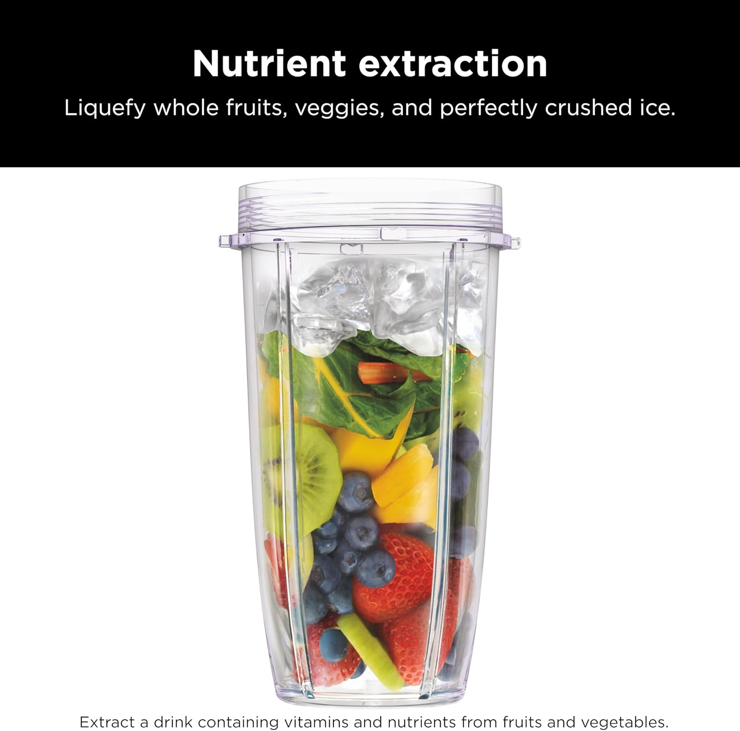 1759516994_Ninja-Blender-Nutri-Pro-Single-Serve-For-Smoothies-Salsa-Shakes-and-Frozen-Drinks-Includes-2-Smoothie-Cups-Lids-Crushes-Ice-Fruit-Veggies-Silver-BN401.jpg Ninja | Blender | Nutri Pro | Single Serve | For Smoothies, Salsa, Shakes and Frozen Drinks | Includes 2 Smoothie Cups & Lids | Crushes Ice, Fruit & Veggies |Silver | BN401 - Image 6