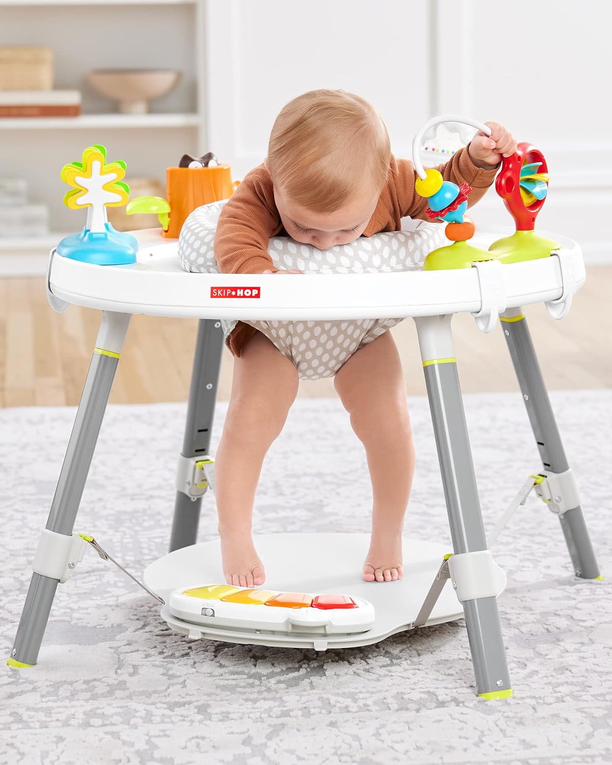 1759517011_Skip-Hop-Baby-Activity-Center-Interactive-Play-Center-with-3-Stage-Grow-with-Me-Functionality-4mo-Explore-More.jpg Skip Hop Baby Activity Center: Interactive Play Center with 3-Stage Grow-with-Me Functionality, 4mo+, Explore & More - Image 7