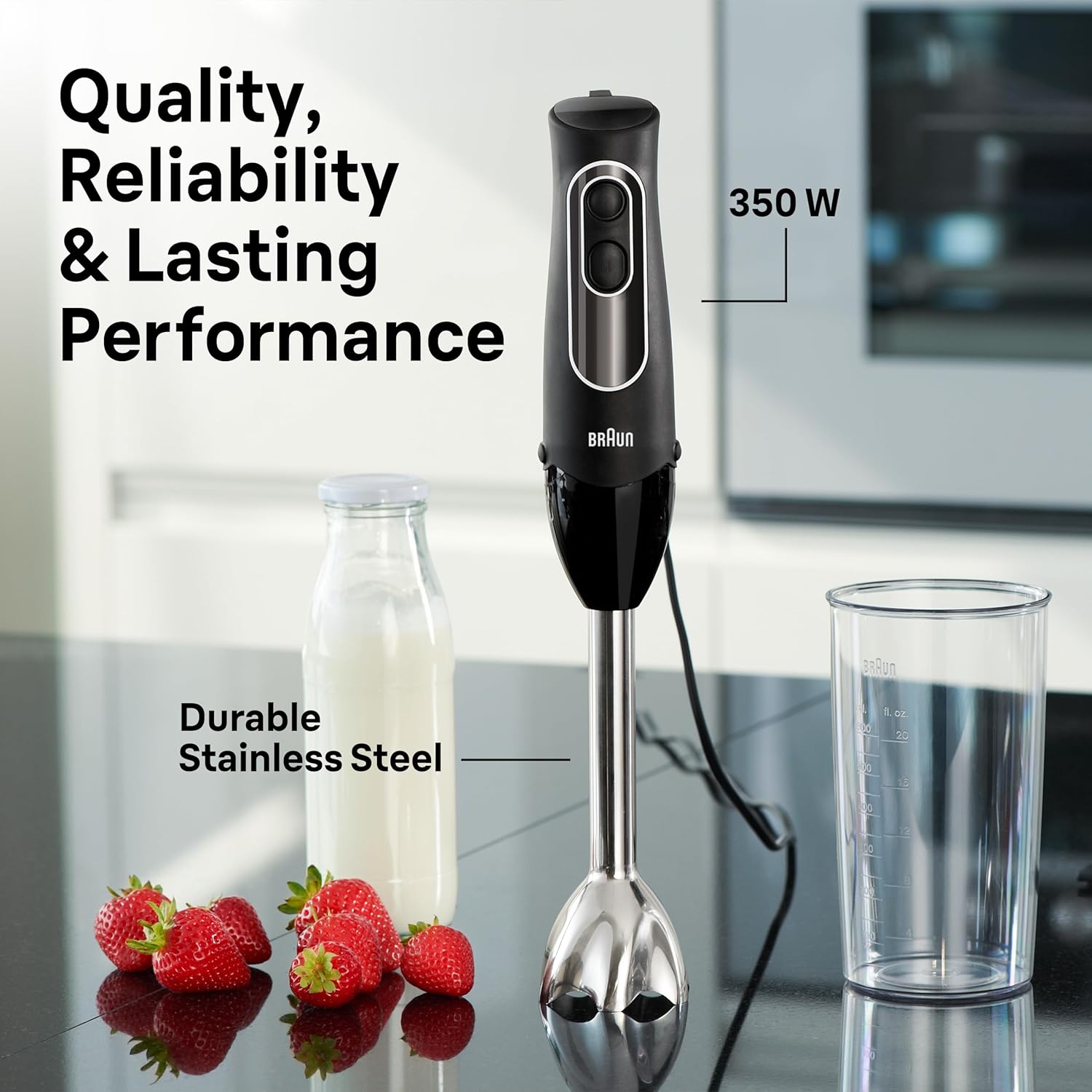 1759517271_Braun-MultiQuick-5-Immersion-Hand-Blender-with-Dual-Speed-Turbo-and-Patented-Technology-350W-Includes-Beaker-and-Whisk-Black-MQ505.jpg Braun MultiQuick 5 Immersion Hand Blender with Dual Speed + Turbo and Patented Technology, 350W - Includes Beaker and Whisk, Black, MQ505 - Image 7
