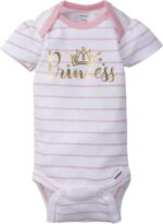 Gerber baby-girls 5-pack Short Sleeve Variety Onesies Bodysuits - Image 4