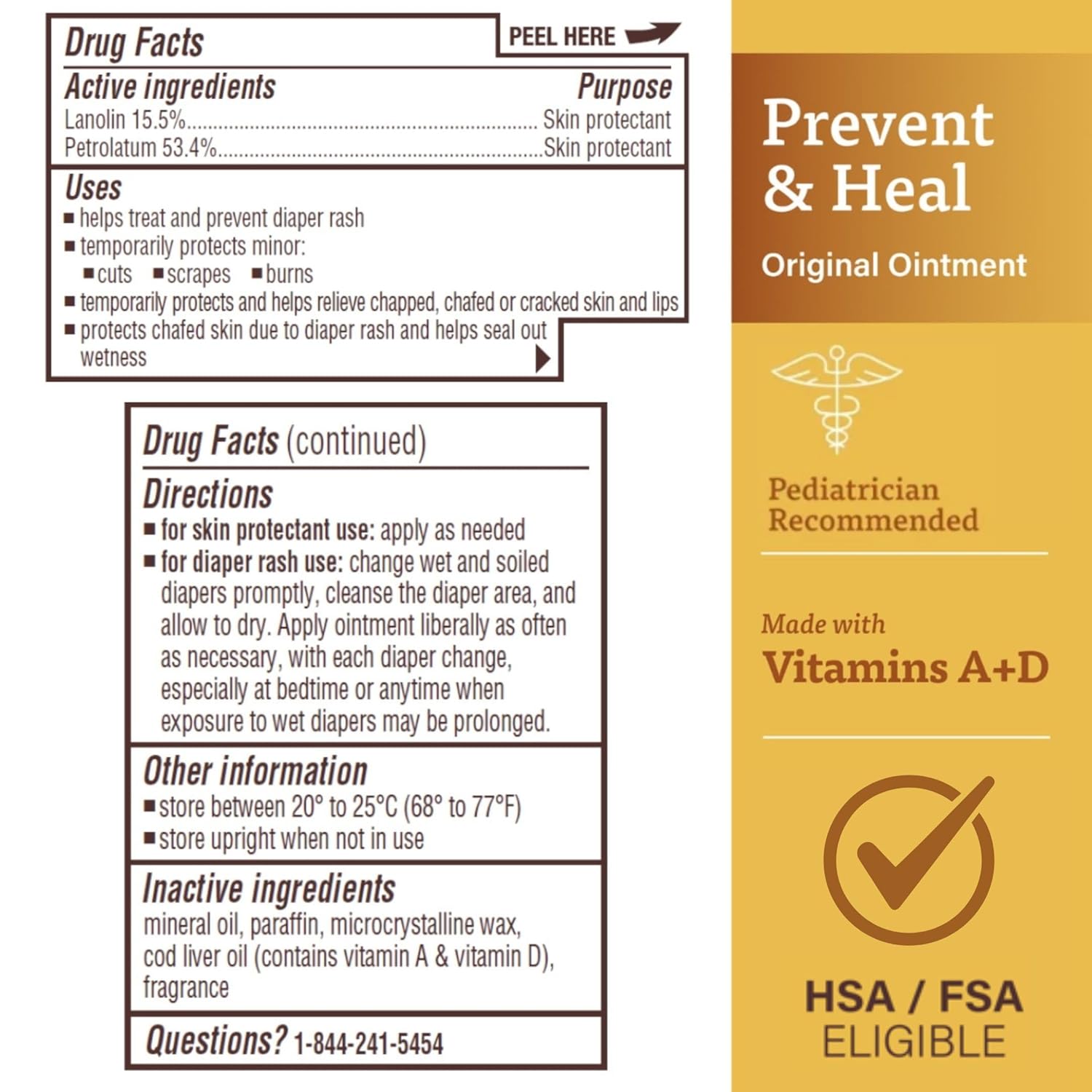 1759517574_AD-Original-Diaper-Rash-Ointment-Prevents-Protects-Diaper-Rash-Moisturizes-Heals-Dry-Skin-With-Vitamins-AD-16oz-Jar.jpg A+D Original Diaper Rash Ointment, Prevents & Protects Diaper Rash, Moisturizes & Heals Dry Skin With Vitamins A&D, 16oz Jar - Image 3