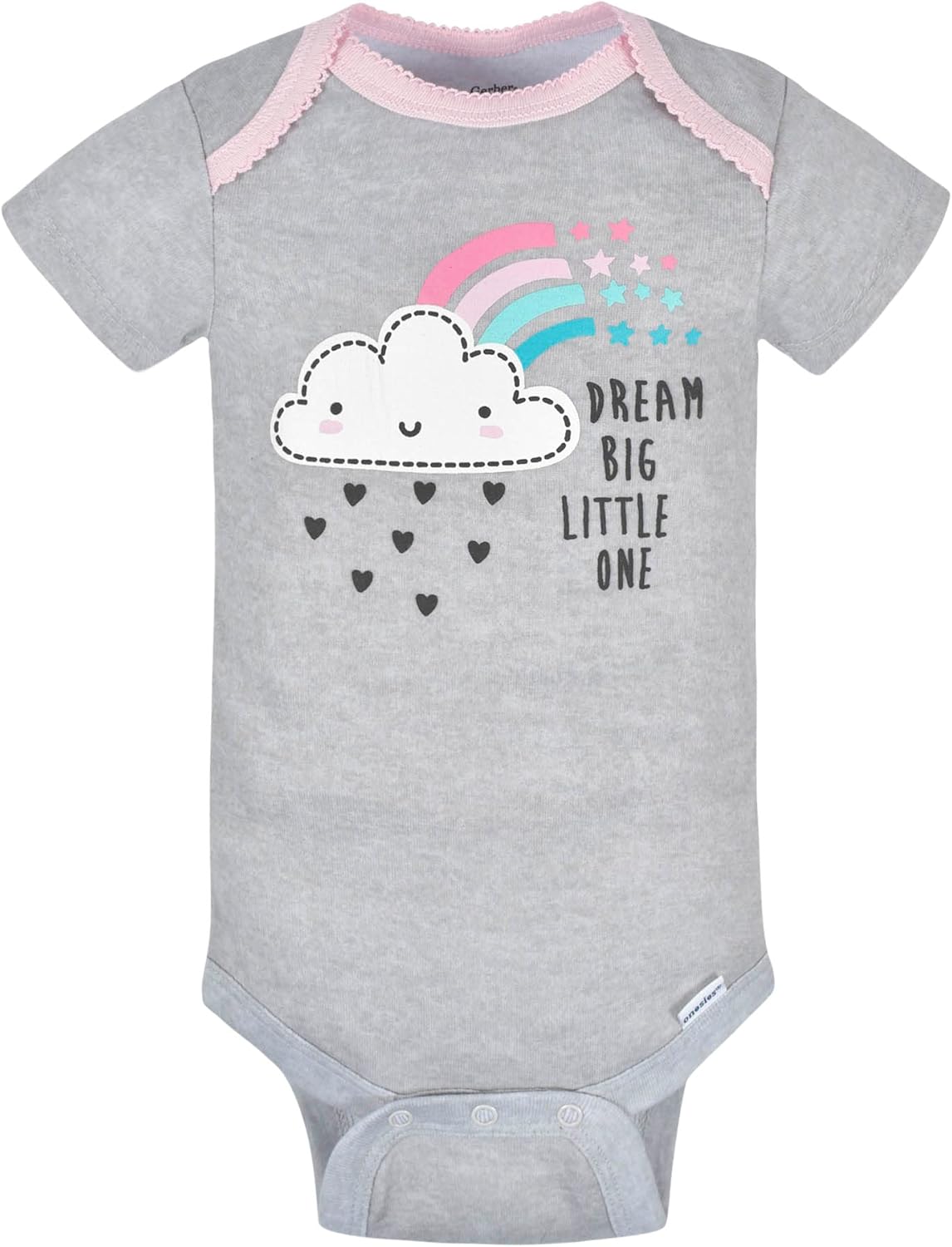 1759517706_Gerber-baby-girls-8-pack-Short-Sleeve-Onesies-Bodysuits.jpg Gerber baby-girls 8-pack Short Sleeve Onesies Bodysuits - Image 6