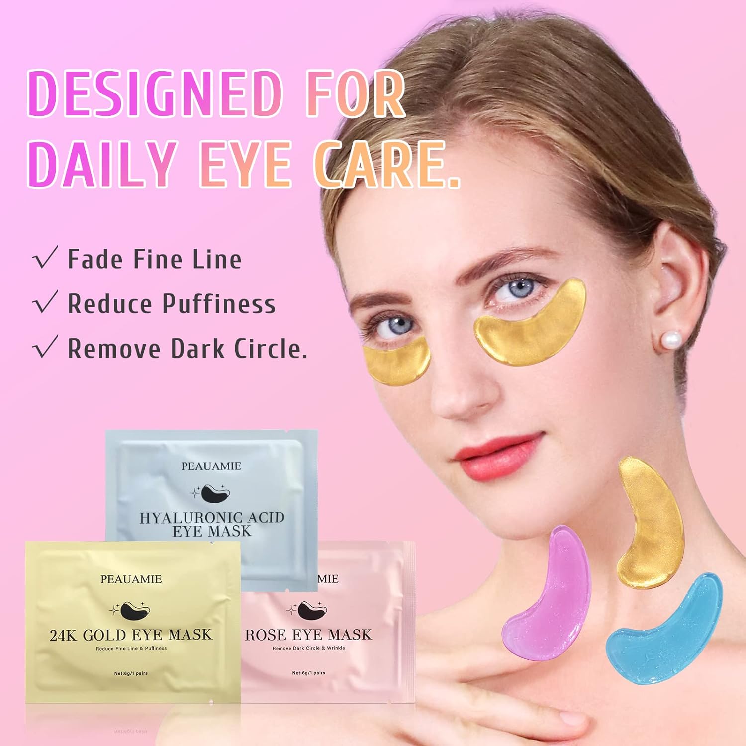 1759517969_Under-Eye-Patches-Gold-and-Hyaluronic-Acid-for-puffy-eyesRose-Eye-Masks-for-Dark-Circles-and-Puffiness-skin-care-Smooth-Wrinkles-products-30-Pairs.jpg Under Eye Patches Gold and Hyaluronic Acid for puffy eyes,Rose Eye Masks for Dark Circles and Puffiness skin care Smooth Wrinkles products 30 Pairs - Image 3