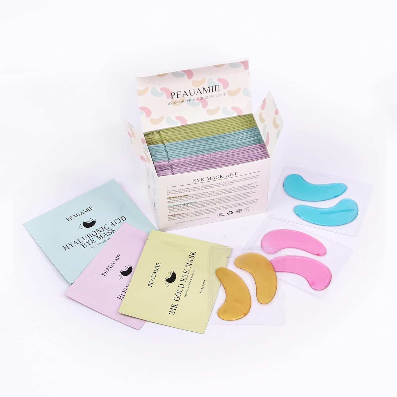 1759517976_Under-Eye-Patches-Gold-and-Hyaluronic-Acid-for-puffy-eyesRose-Eye-Masks-for-Dark-Circles-and-Puffiness-skin-care-Smooth-Wrinkles-products-30-Pairs.jpg Under Eye Patches Gold and Hyaluronic Acid for puffy eyes,Rose Eye Masks for Dark Circles and Puffiness skin care Smooth Wrinkles products 30 Pairs - Image 7