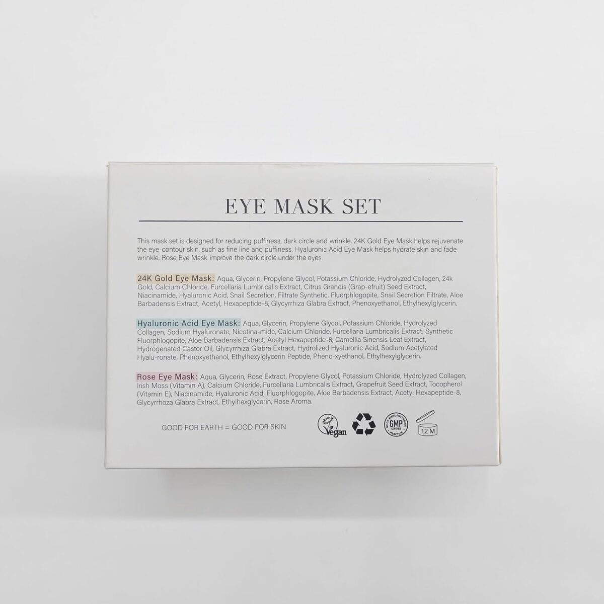 Under Eye Patches Gold and Hyaluronic Acid for puffy eyes,Rose Eye Masks for Dark Circles and Puffiness skin care Smooth Wrinkles products 30 Pairs - Image 9