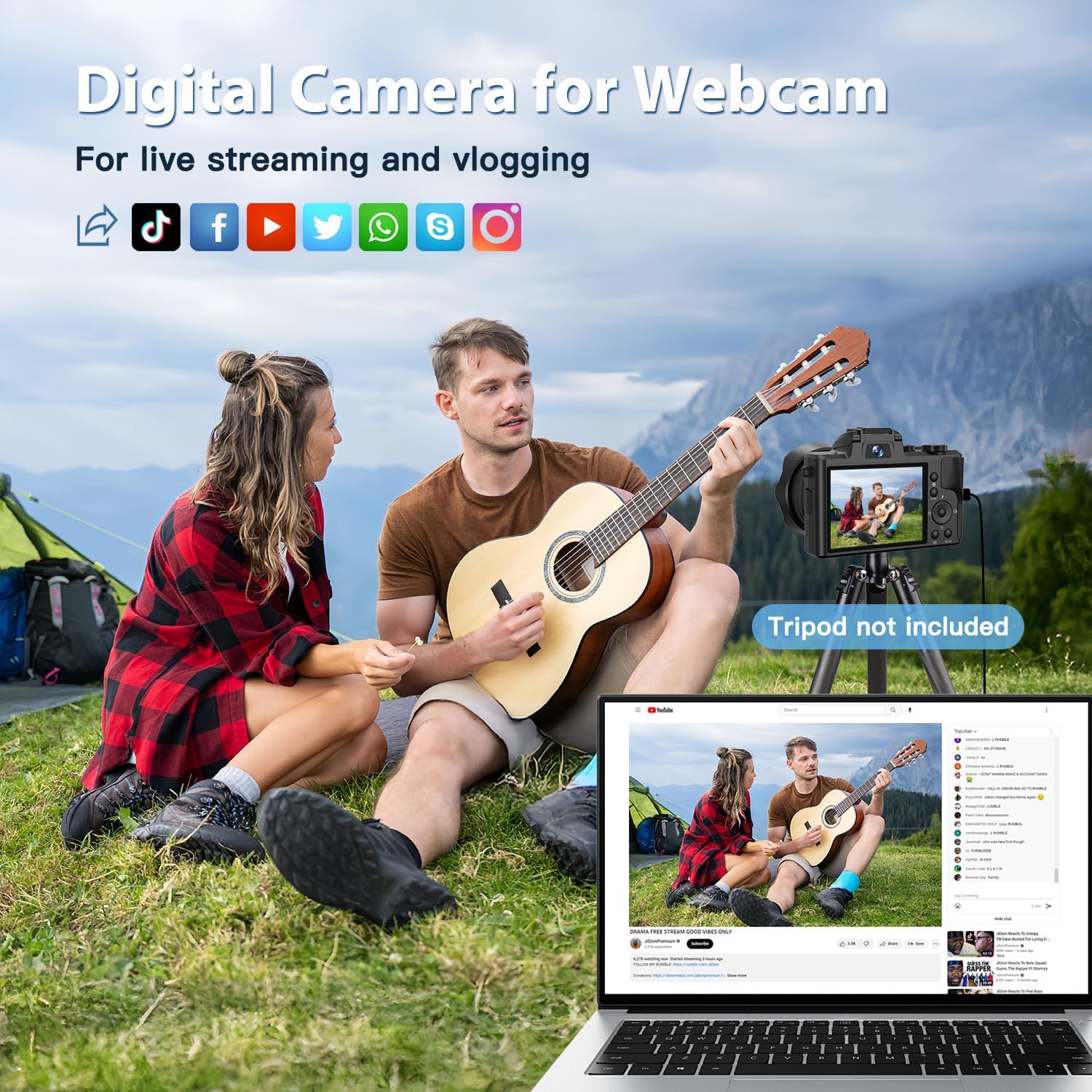 1759518347_8K-Digital-Cameras-for-Photography-Autofocus-WiFi-88MP-Vlogging-Camera-with-Dual-Lens-Flash-16X-Digital-Zoom-Touch-Screen-Travel-Camera-Anti-Shake-with-Lens-Hood-64GB-Card2-Batteries.jpg 8K Digital Cameras for Photography Autofocus, WiFi 88MP Vlogging Camera with Dual-Lens, Flash, 16X Digital Zoom, Touch Screen, Travel Camera Anti-Shake with Lens Hood, 64GB Card,2 Batteries - Image 7