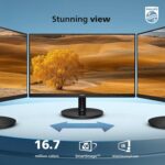 Philips New 24 inch Frameless Full HD (1920 x 1080) 100Hz Monitor, VESA, HDMI x1, VGA Port x1, Eye Care, 4 Year Advance Replacement Warranty, 241V8LB, Black - Image 5