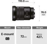 Sony SELP18105G E PZ 18-105mm F4 G OSS , Black - Image 8