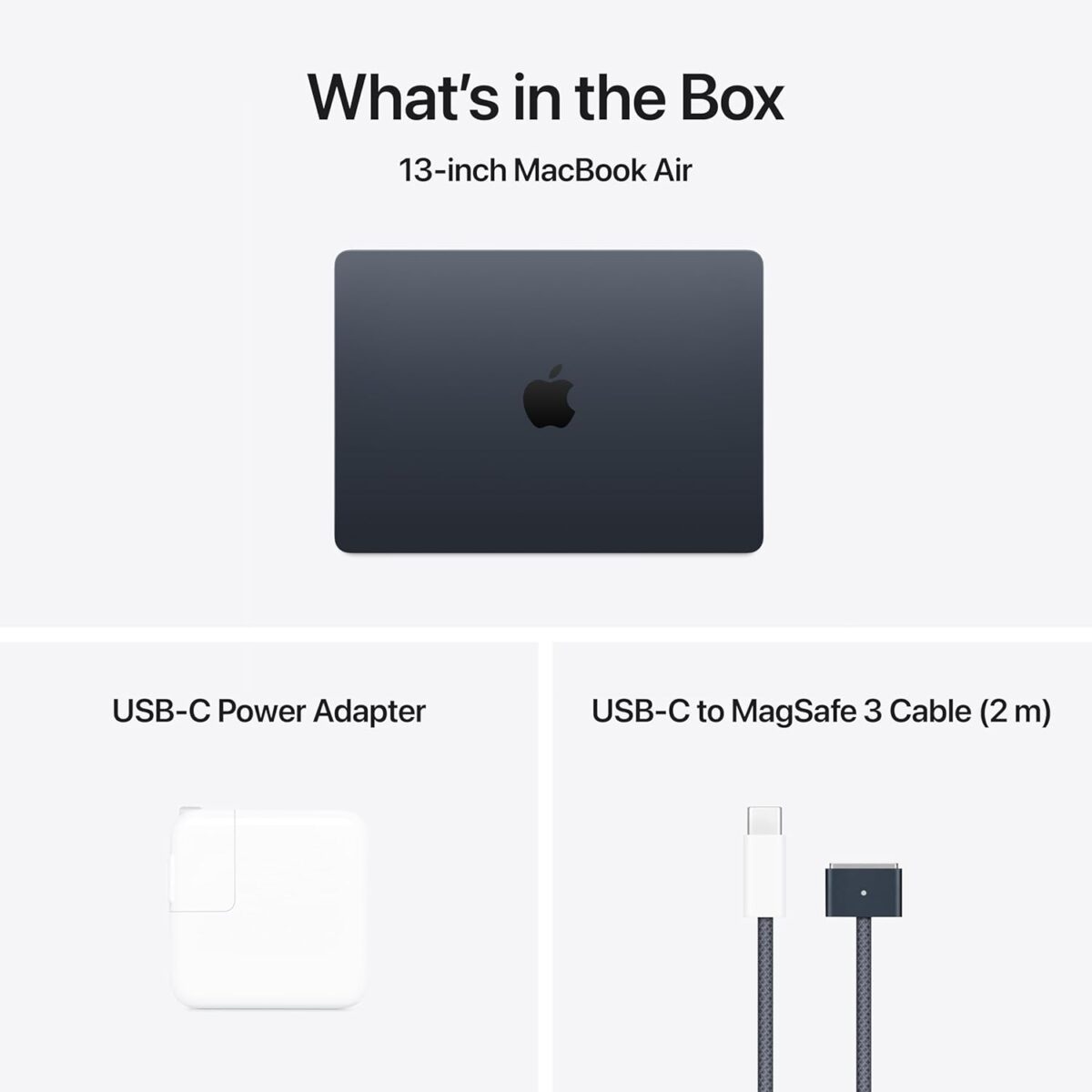 Apple 2025 MacBook Air 13-inch Laptop with M4 chip, 16GB Unified Memory, 2TB SSD Storage - Midnight - Image 10
