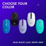 Logitech G305 LIGHTSPEED Wireless Gaming Mouse, Hero 12K Sensor, 12,000 DPI, Lightweight, 6 Programmable Buttons, 250h Battery Life, On-Board Memory, PC/Mac - Blue - Image 9