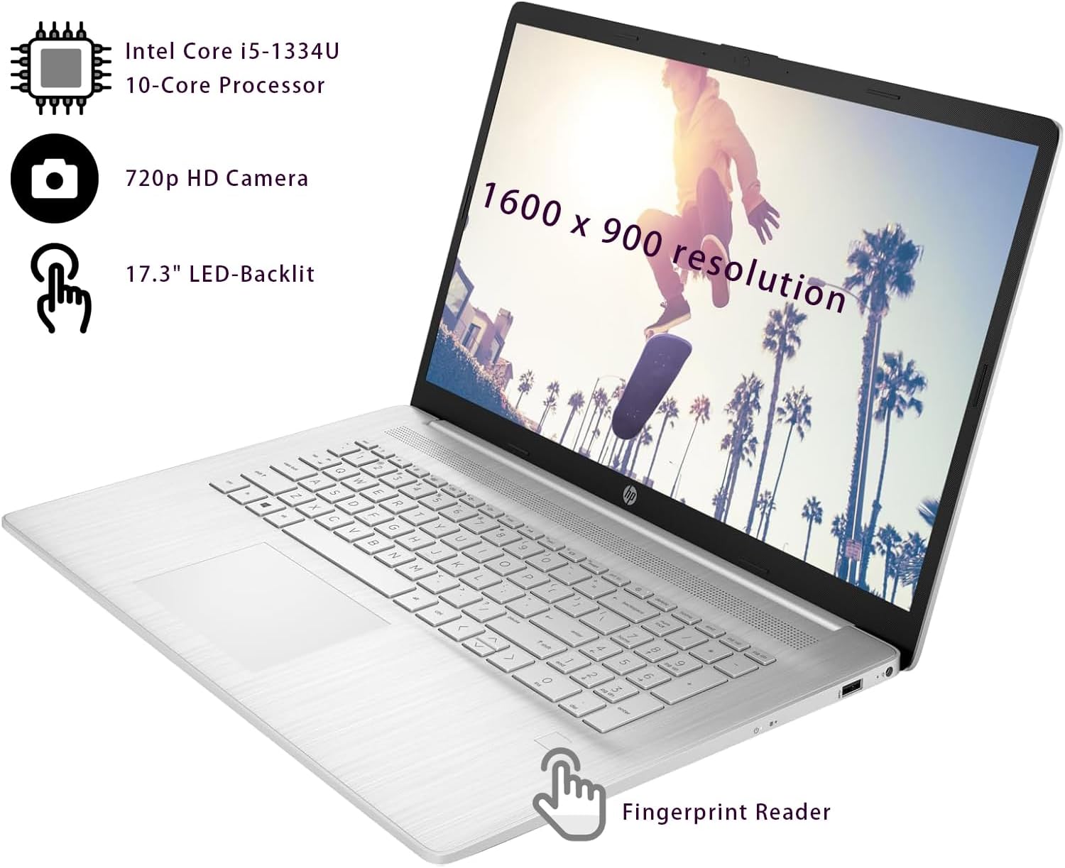 1759519029_HP-17.3-Inch-Laptop-with-Lifetime-Microsoft-365-Web-Backlit-Keyboard-Fingerprint-Reader-Intel-Core-i5-1334U-10-Cores-4.6GHz-16GB-RAM-512GB-SSD-Win-11-Pro-WiFi-6-Iris-Xe-Graphics.jpg HP 17.3 Inch Laptop with Lifetime Microsoft 365 Web | Backlit Keyboard, Fingerprint Reader | Intel Core i5-1334U (10 Cores, 4.6GHz) | 16GB RAM, 512GB SSD, Win 11 Pro | WiFi 6, Iris Xe Graphics - Image 4