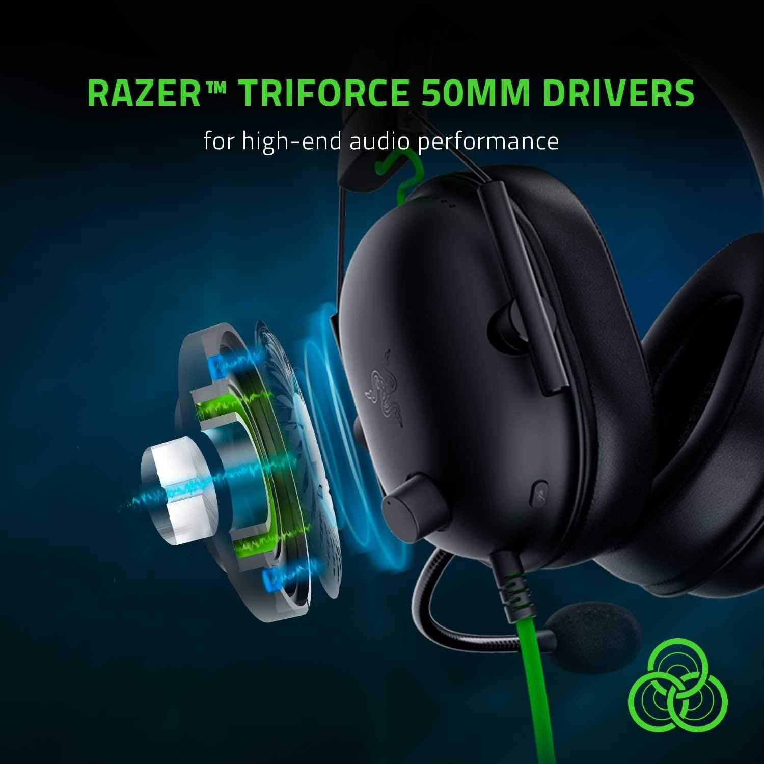 1759519087_Razer-BlackShark-V2-X-Gaming-Headset-7.1-Surround-Sound-50mm-Drivers-Memory-Foam-Cushion-For-PC-PS4-PS5-Switch-3.5mm-Audio-Jack-Black.jpg Razer BlackShark V2 X Gaming Headset: 7.1 Surround Sound - 50mm Drivers - Memory Foam Cushion - For PC, PS4, PS5, Switch - 3.5mm Audio Jack - Black - Image 3