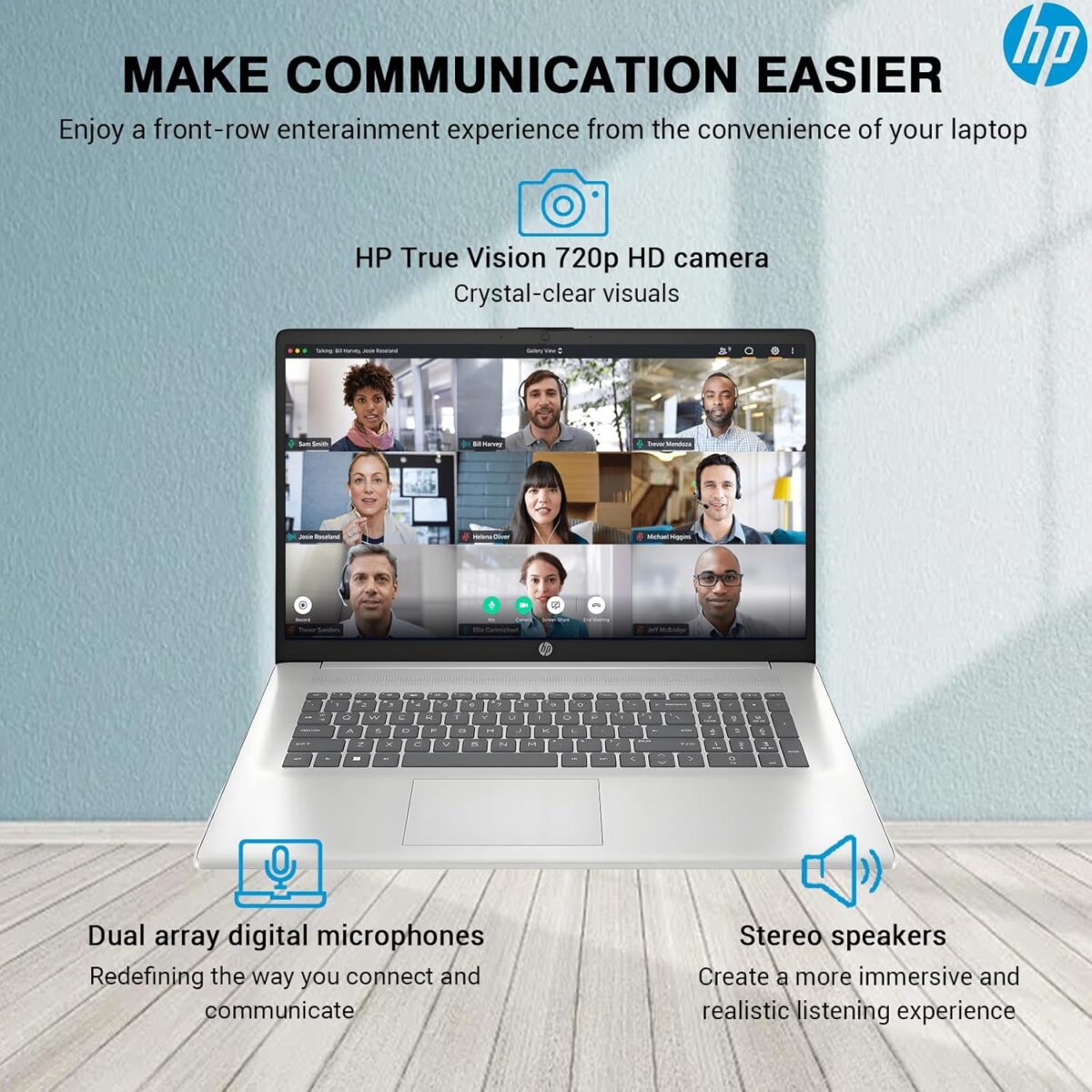 HP 2025 17 Inch Laptop Computer, 17.3 IPS FHD Business Laptop PC, AMD Ryzen 5 6-Core, 64GB RAM 2.5TB Storage (2TB SSD+512GB Docking Set), Windows 11 Pro Lifetime Office, 10-Key Number Pad - Image 8
