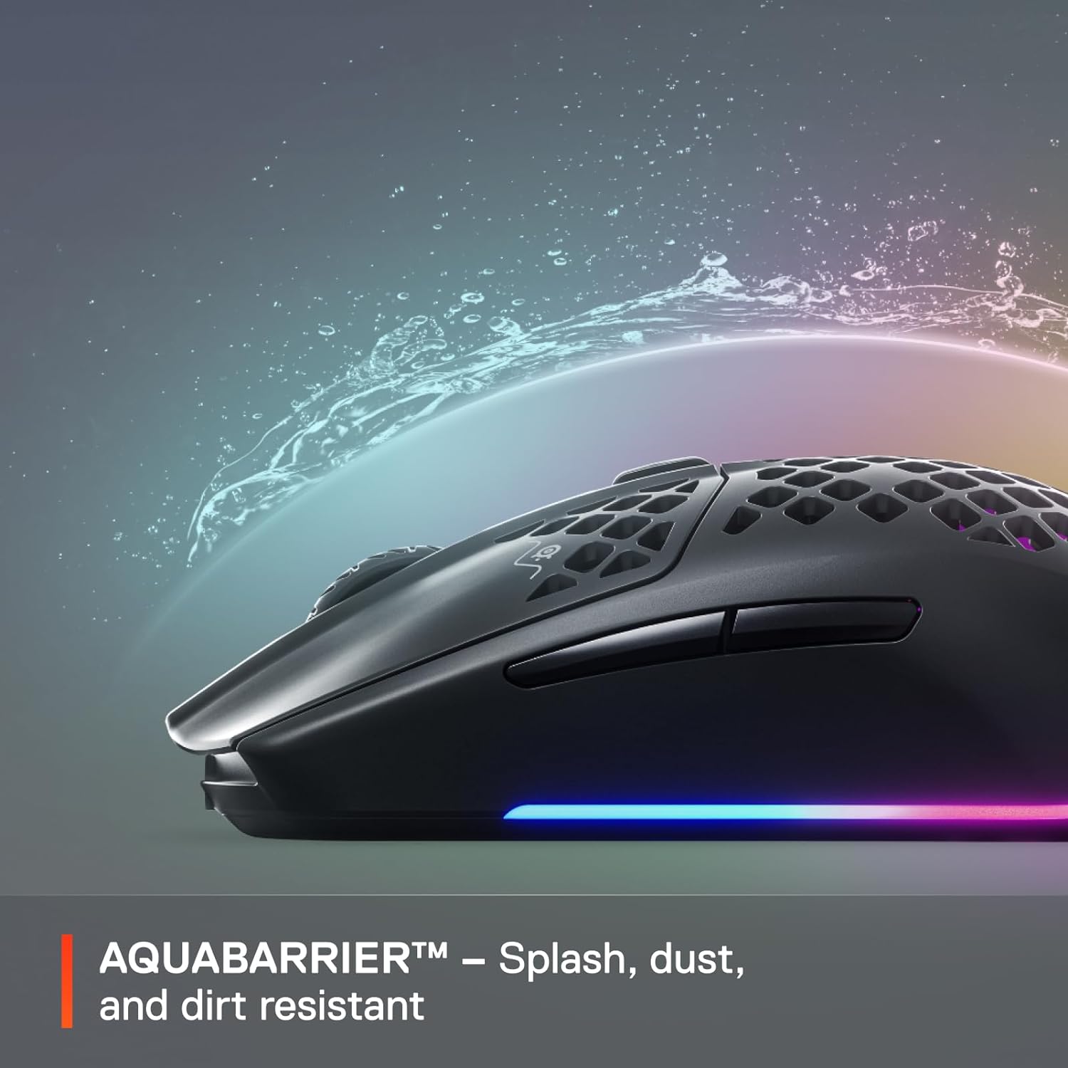 1759519169_SteelSeries-Aerox-3-Wireless-Holey-RGB-Gaming-Mouse-Ultra-lightweight-Water-Resistant-Design-18K-DPI-TrueMove-Air-Optical-Sensor-Onyx.jpg SteelSeries Aerox 3 Wireless - Holey RGB Gaming Mouse - Ultra-lightweight Water Resistant Design - 18K DPI TrueMove Air Optical Sensor- Onyx - Image 6