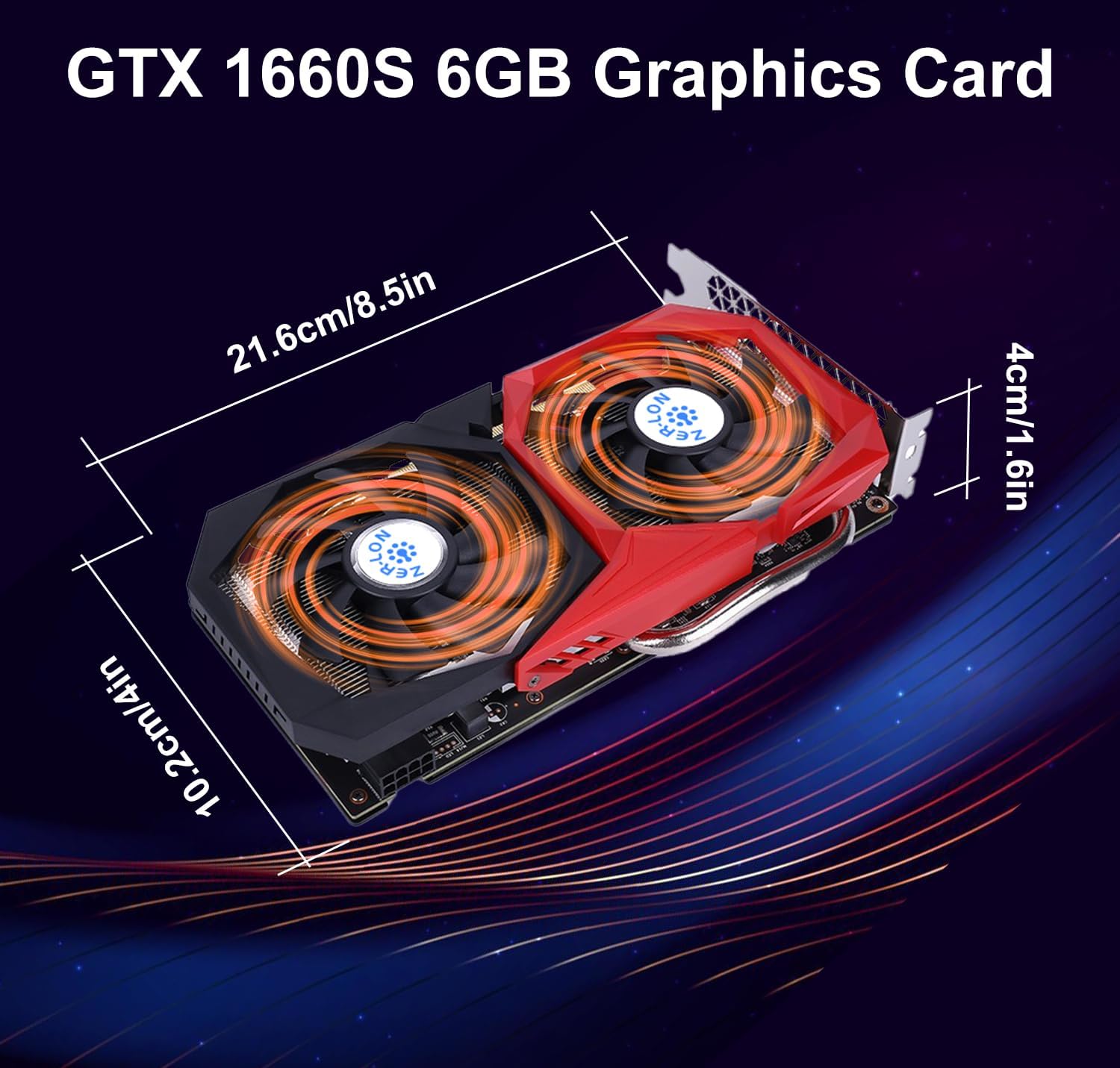 1759519177_GeForce-GTX-1660-Super-6GB-Graphics-Cards-GDRR6-192Bit-PCIE-3.0X16-Computer-Gaming-Gpu-Dual-Freeze-Fans-Video-Card-with-HDMIDPDVI-Ports-Support-4K-and-8K-HD.jpg GeForce GTX 1660 Super 6GB Graphics Cards, GDRR6 192Bit PCIE 3.0X16 Computer Gaming Gpu, Dual Freeze Fans Video Card with HDMI/DP/DVI Ports Support 4K and 8K HD - Image 7