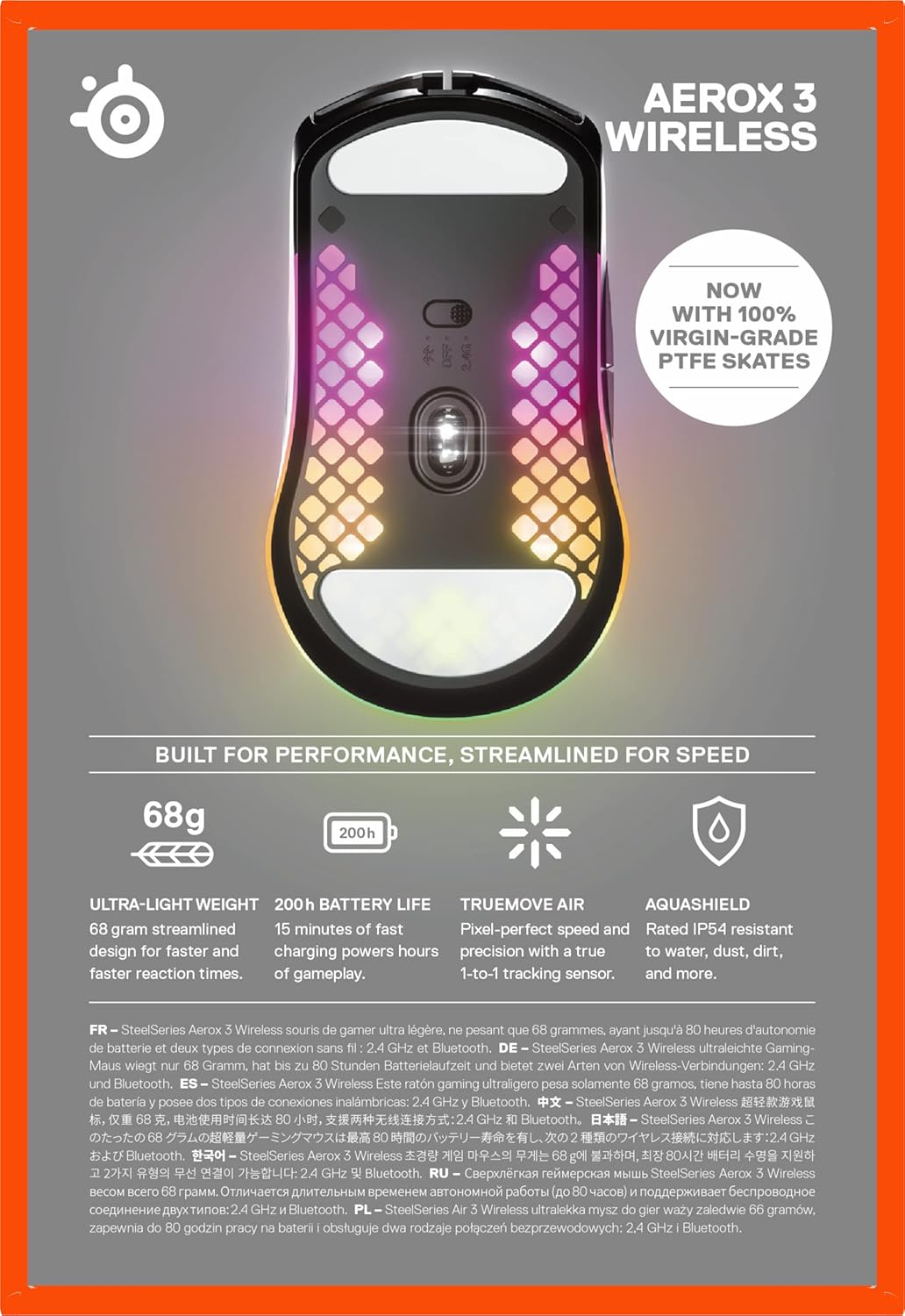 1759519182_SteelSeries-Aerox-3-Wireless-Holey-RGB-Gaming-Mouse-Ultra-lightweight-Water-Resistant-Design-18K-DPI-TrueMove-Air-Optical-Sensor-Onyx.jpg SteelSeries Aerox 3 Wireless - Holey RGB Gaming Mouse - Ultra-lightweight Water Resistant Design - 18K DPI TrueMove Air Optical Sensor- Onyx - Image 12