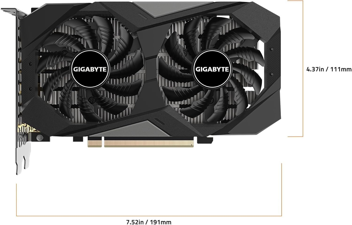 1759519281_GIGABYTE-GeForce-RTX-3050-WINDFORCE-OC-V2-6G-Graphics-Card-2X-WINDFORCE-Fans-6GB-GDDR6-96-bit-GDDR6-GV-N3050WF2OCV2-6GD-Graphics-Card.jpg GIGABYTE GeForce RTX 3050 WINDFORCE OC V2 6G Graphics Card, 2X WINDFORCE Fans, 6GB GDDR6 96-bit GDDR6, GV-N3050WF2OCV2-6GD Graphics Card - Image 6