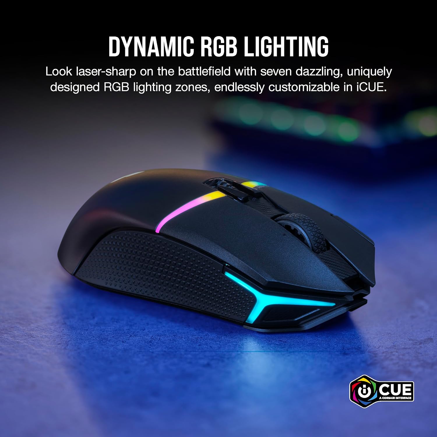1759519370_Corsair-NIGHTSABRE-RGB-Wireless-Gaming-Mouse-for-FPS-MOBA-26000-DPI-11-Programmable-Buttons-Up-to-100hrs-Battery-iCUE-Compatible-Black.jpg Corsair NIGHTSABRE RGB Wireless Gaming Mouse for FPS, MOBA - 26,000 DPI - 11 Programmable Buttons - Up to 100hrs Battery - iCUE Compatible - Black - Image 8