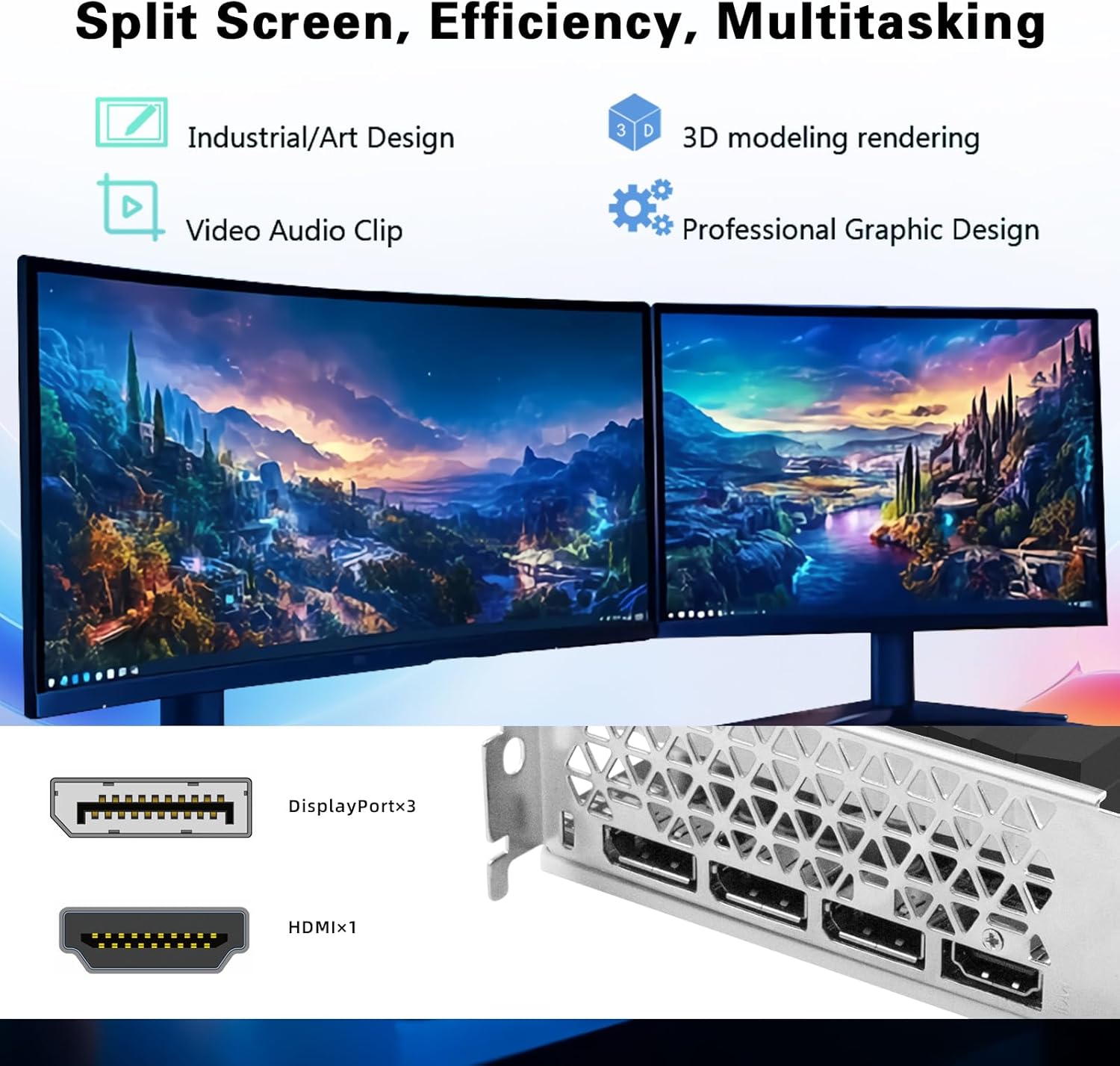 1759519373_RX-580-Graphics-Card-8GB-2048SP-GDDR5-256-Bit-PC-Gaming-Video-Card-3DP-1HDMI-PCI-Express-3.0-with-Freeze-Fan-Stop-for-Desktop-Computer-GPU-for-Gaming-PC.jpg RX 580 Graphics Card 8GB 2048SP GDDR5 256 Bit PC Gaming Video Card 3*DP 1*HDMI PCI Express 3.0 with Freeze Fan Stop for Desktop Computer GPU for Gaming PC - Image 4