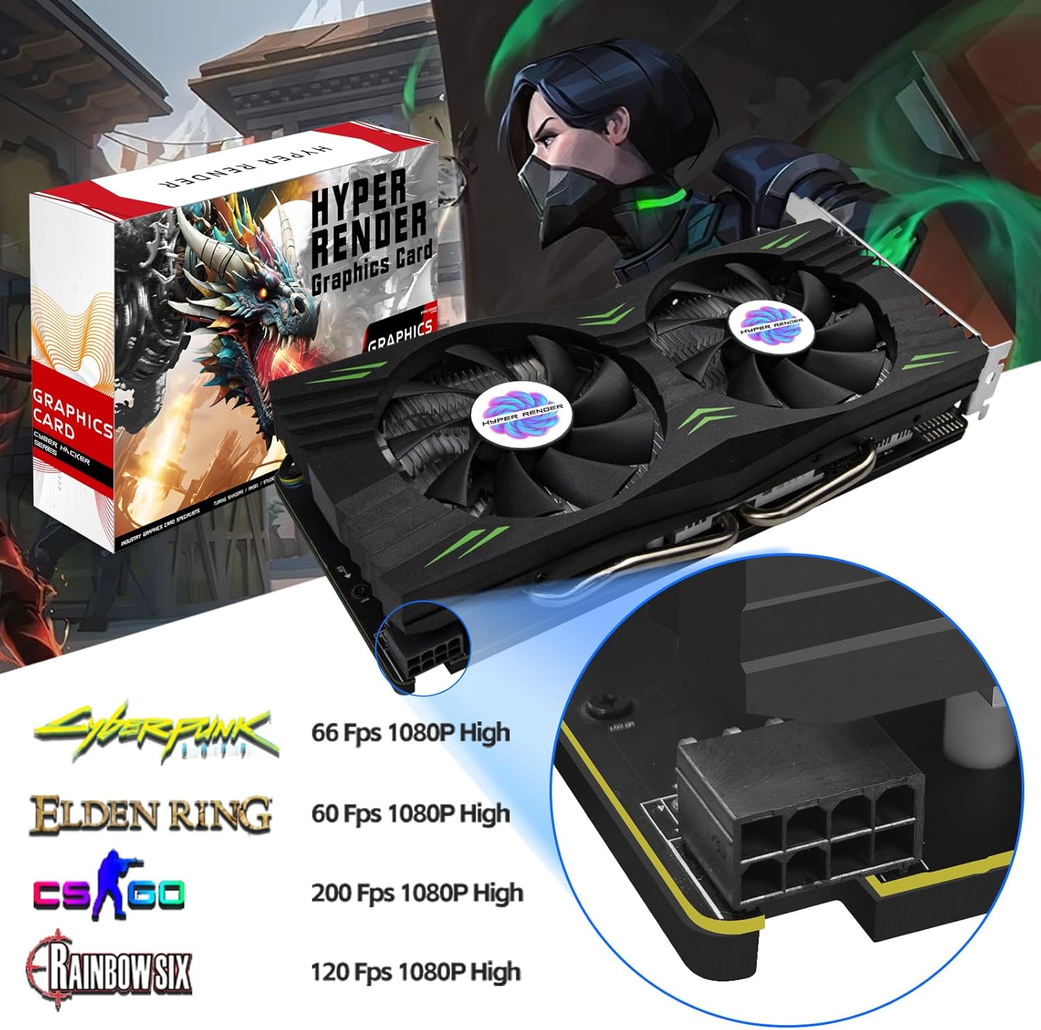 1759519381_RX-580-Graphics-Card-8GB-2048SP-GDDR5-256-Bit-PC-Gaming-Video-Card-3DP-1HDMI-PCI-Express-3.0-with-Freeze-Fan-Stop-for-Desktop-Computer-GPU-for-Gaming-PC.jpg RX 580 Graphics Card 8GB 2048SP GDDR5 256 Bit PC Gaming Video Card 3*DP 1*HDMI PCI Express 3.0 with Freeze Fan Stop for Desktop Computer GPU for Gaming PC - Image 7