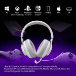 JBL Quantum 100M2 - Wired Over-Ear Gaming Headset with omnidirectional, Detachable mic with Mute Option and Fabric-Covered Memory Foam Ear Cushions, Compatible with All Platforms (White) - Image 3