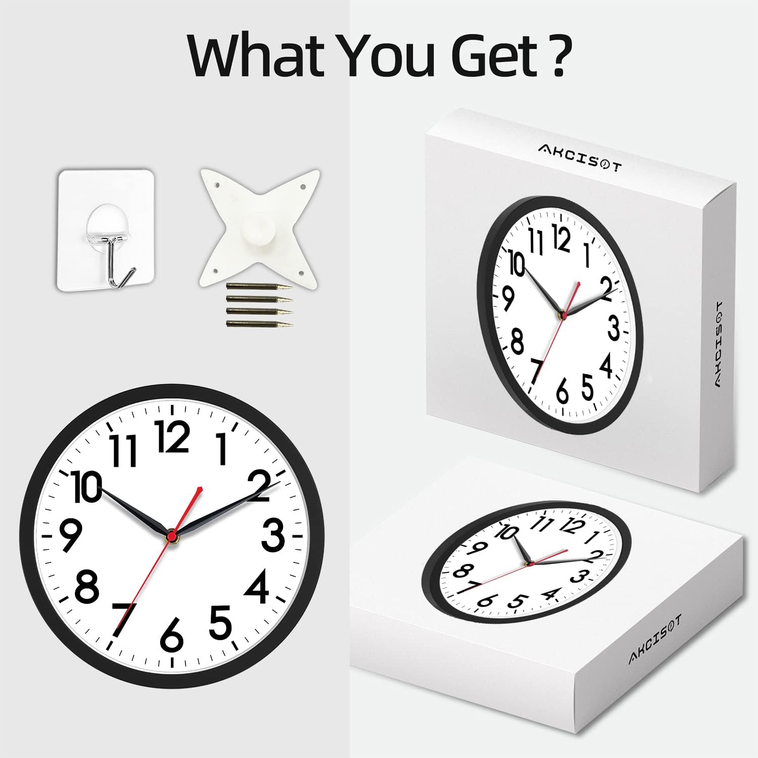 1759519698_AKCISOT-Wall-Clock-10-Inch-Silent-Non-Ticking-Modern-Clocks-Battery-Operated-Analog-Small-Classic-for-Office-Home-Bathroom-Kitchen-Bedroom-School-Living-RoomBlack.jpg AKCISOT Wall Clock 10 Inch Silent Non-Ticking Modern Clocks Battery Operated - Analog Small Classic for Office, Home, Bathroom, Kitchen, Bedroom, School, Living Room(Black) - Image 8